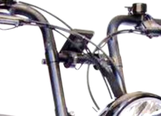 UD Displayhalter für das Moke oder Swing Lenkerpaar, matt schwarz