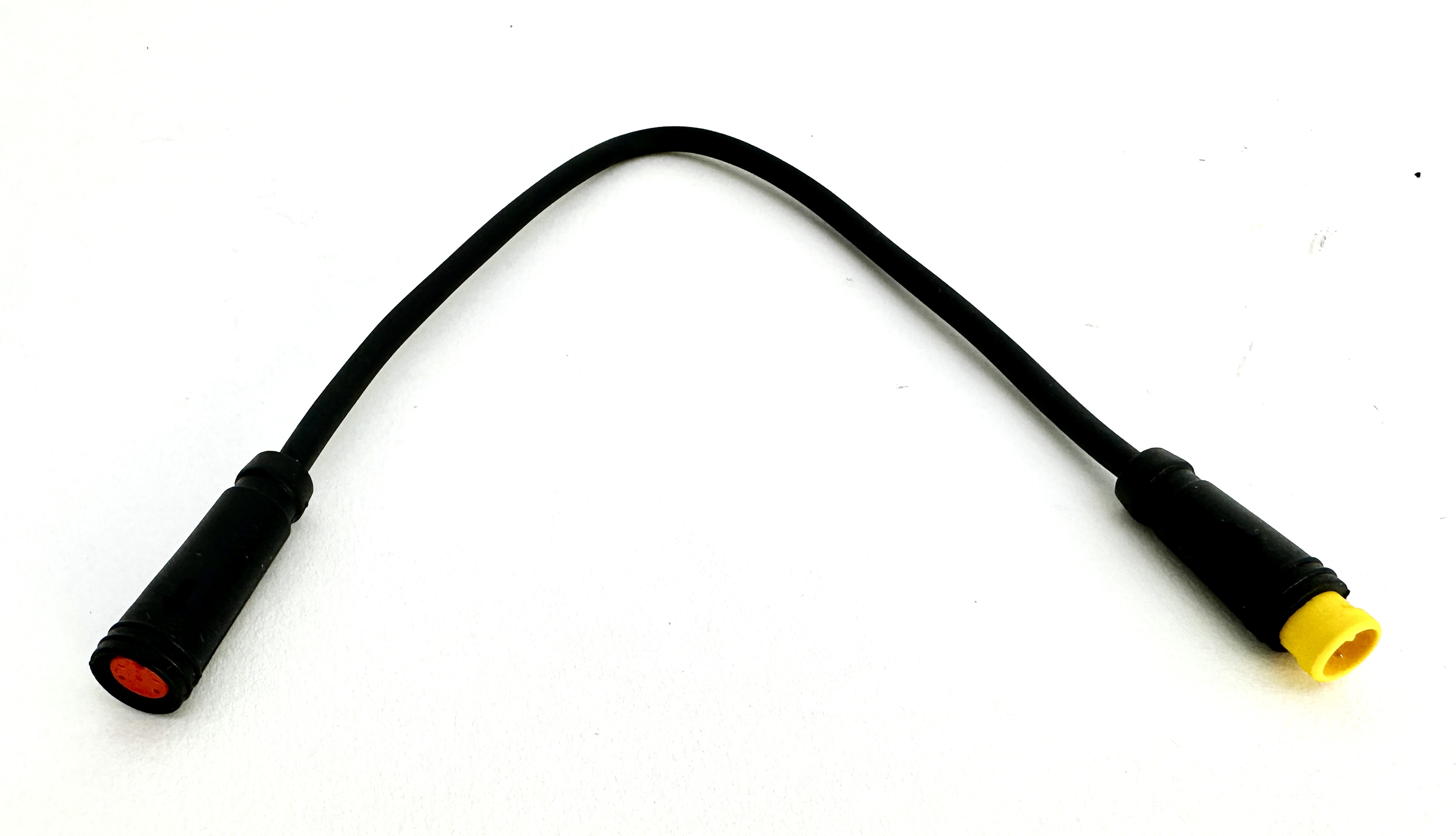 HIGO / Julet Adapterkabel 19,5 cm für Ebike, 2 PIN rot auf 3 PIN gelb