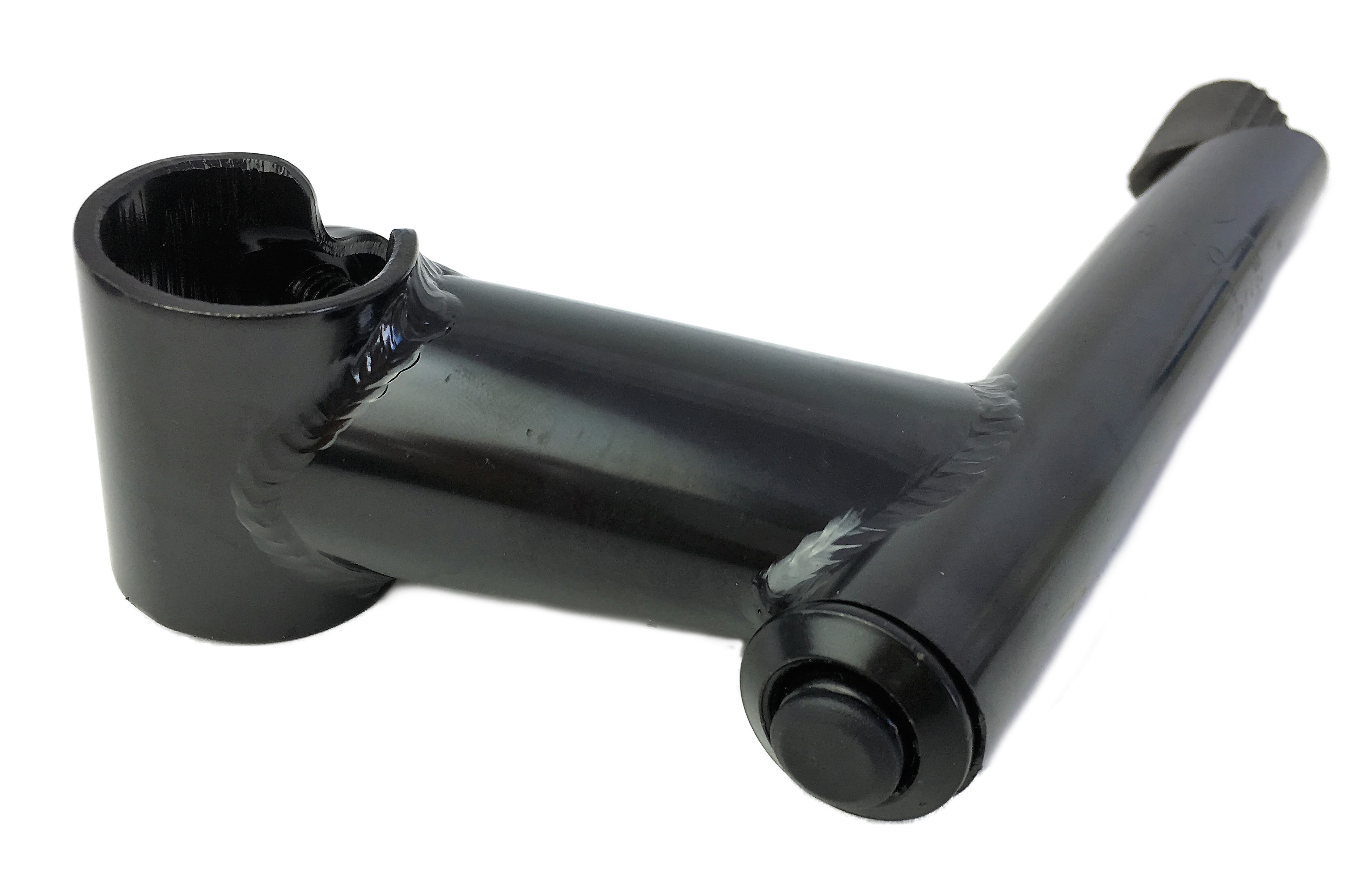 Vorbau, 25,4 - 22,2, 80mm, Stahl-Schaft 1-Fach Schraubenlenkerklemmung schwarz Humpert Ergotec