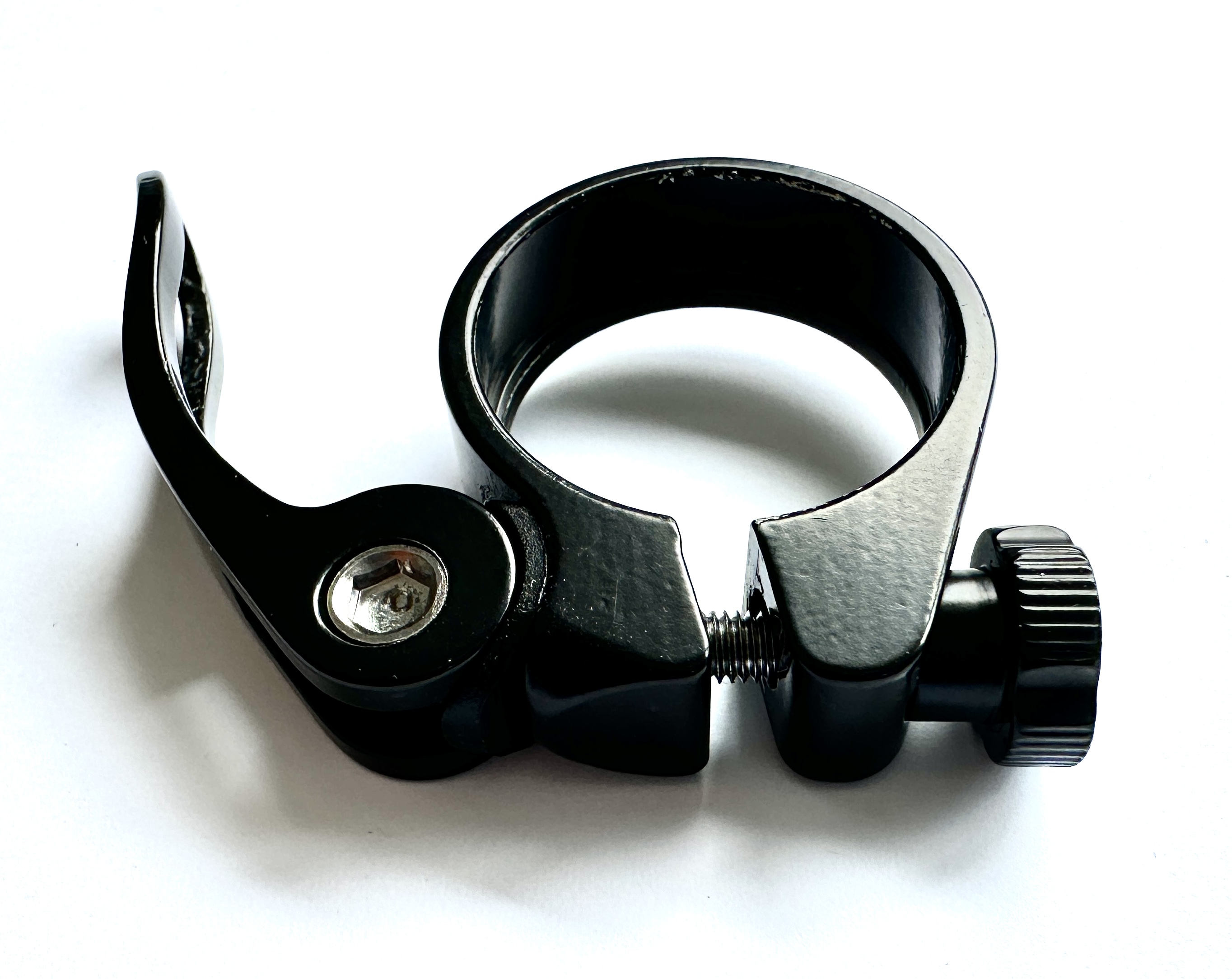 Sattelstützklemme 34,9 Alu schwarz
