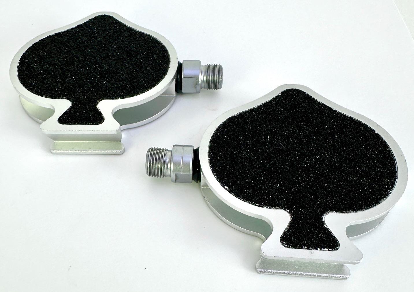 Pik spade Pedale 9/16 schwarz silber