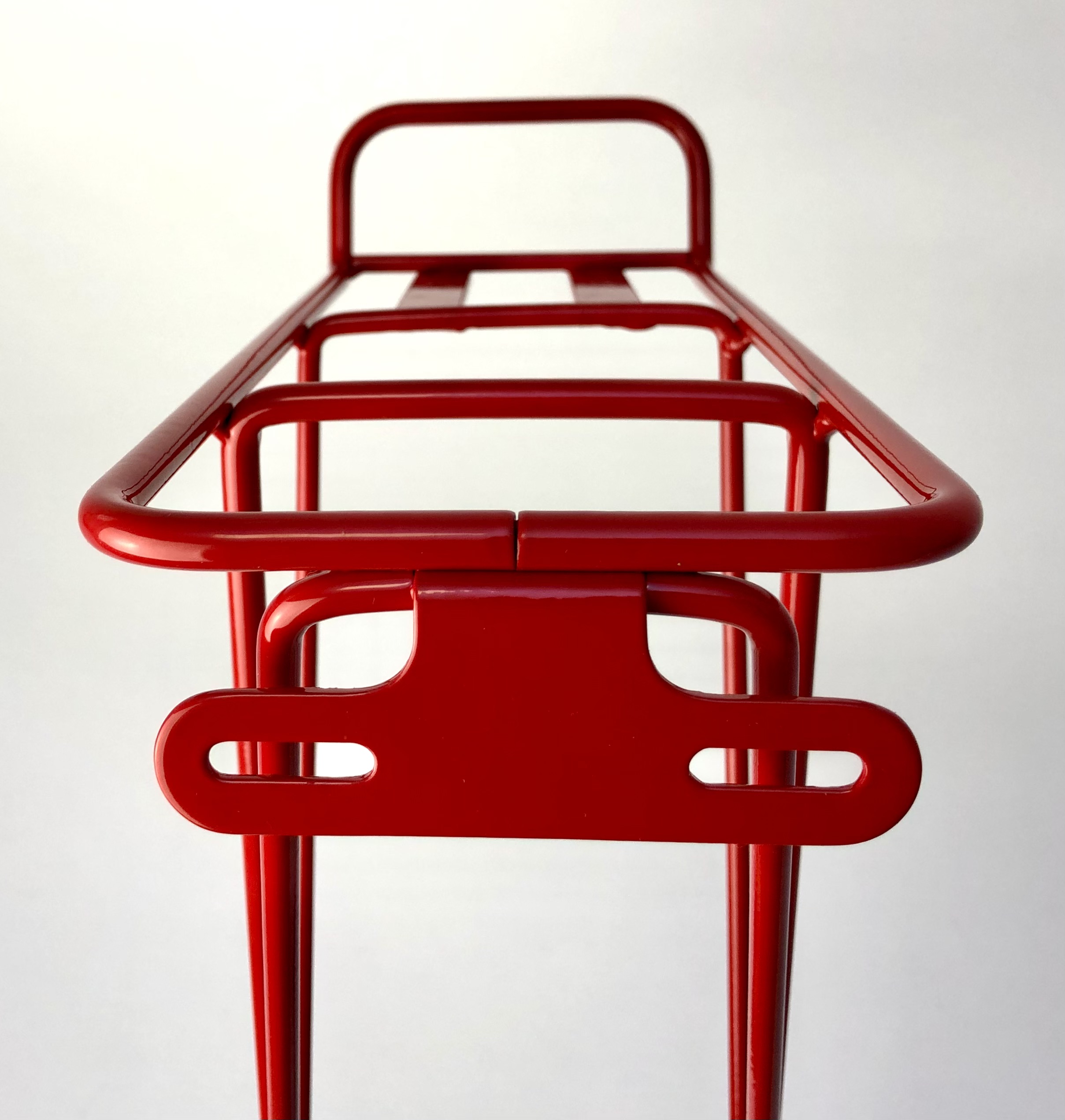 Gepäckträger Alu für 27/28er Räder rot