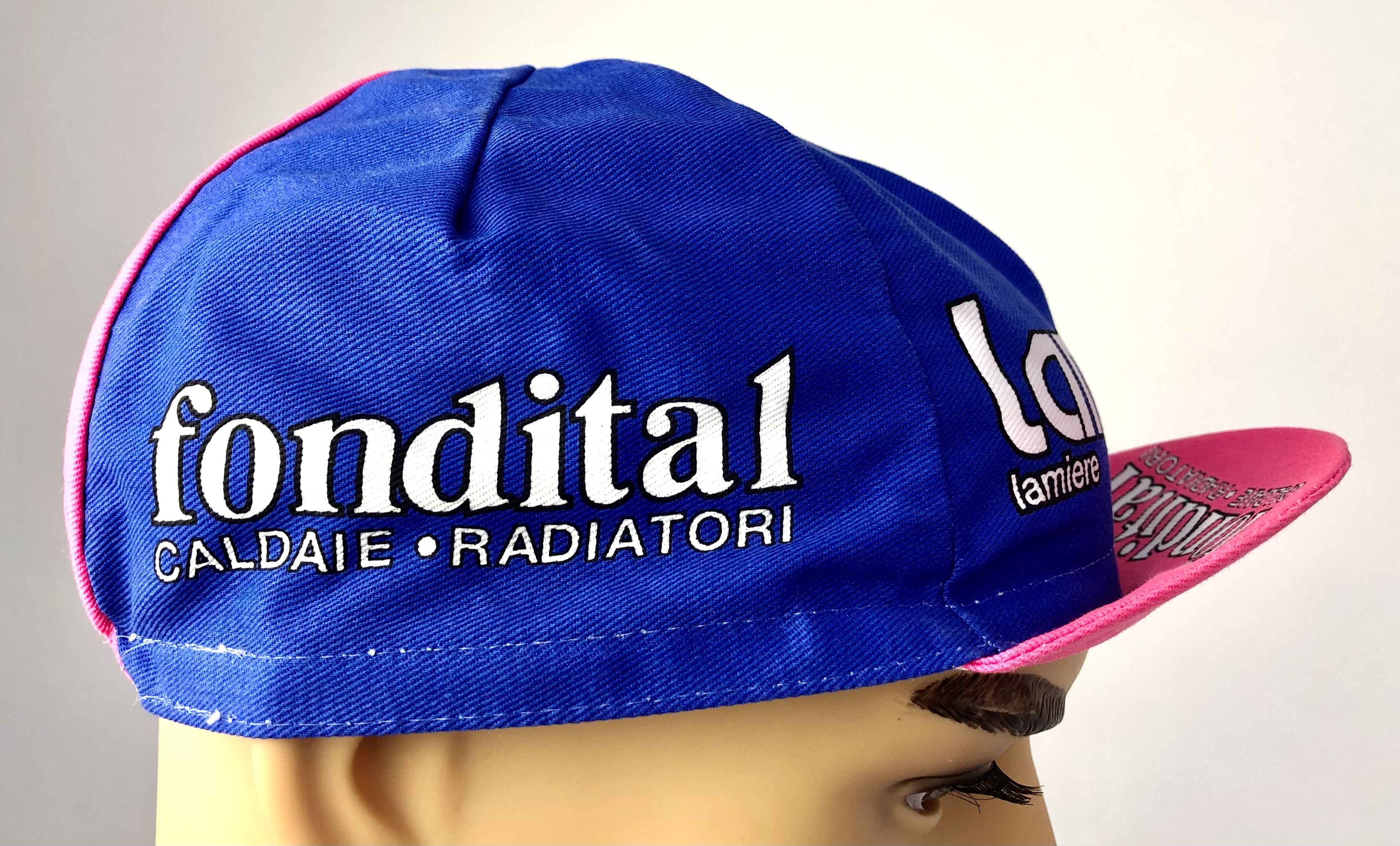 Retro Radsportmütze Team Lampre Fondital