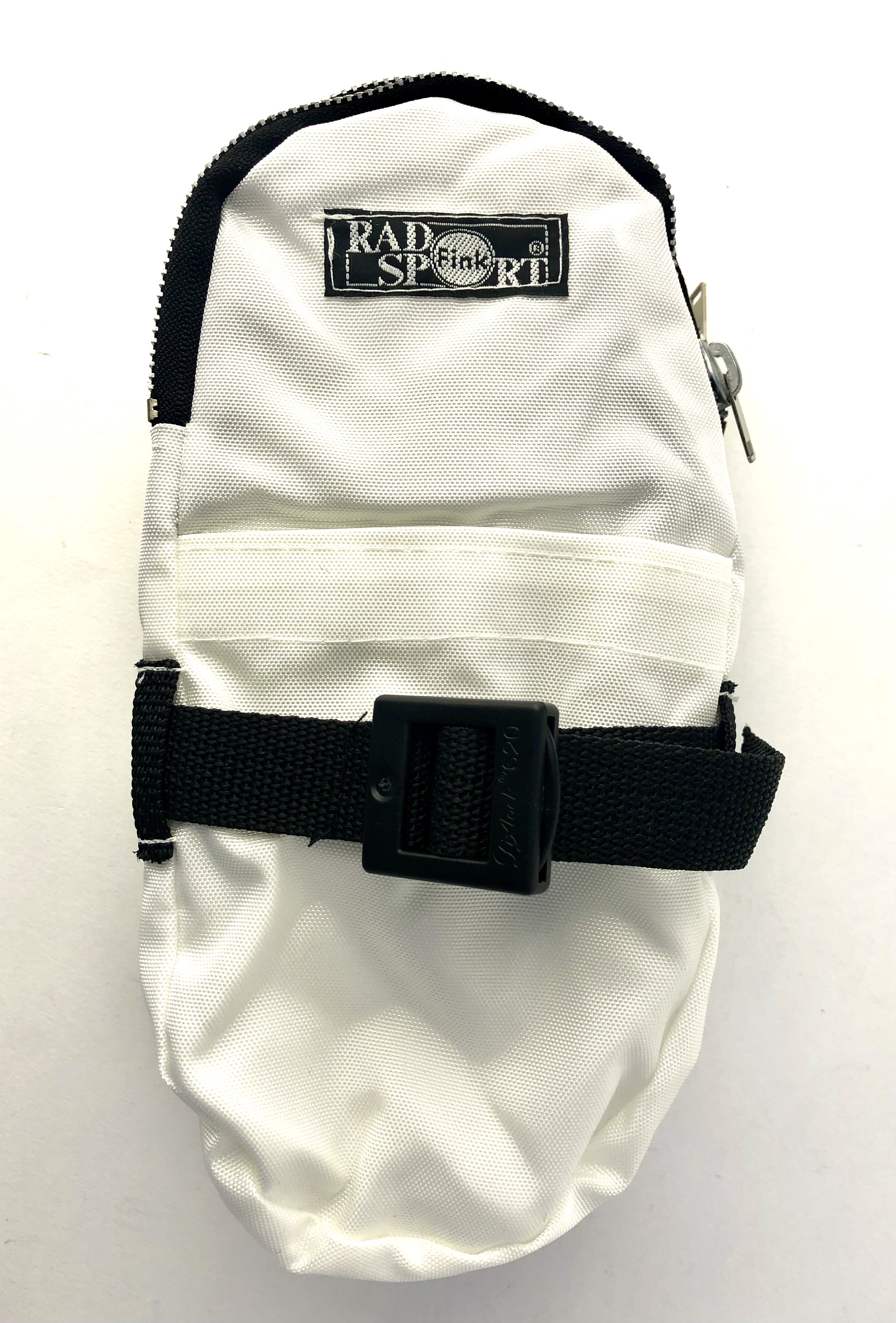 Doppel-Satteltasche Rennrad Reifentasche Nylon weiß