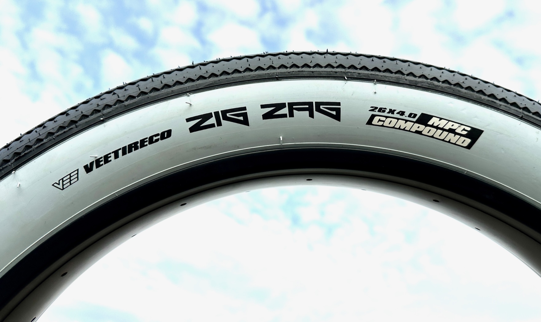 Reifen Fat Bike Classic Cycle Zig Zag 26 x 4.0 - 97/102 - 559 Weißwand