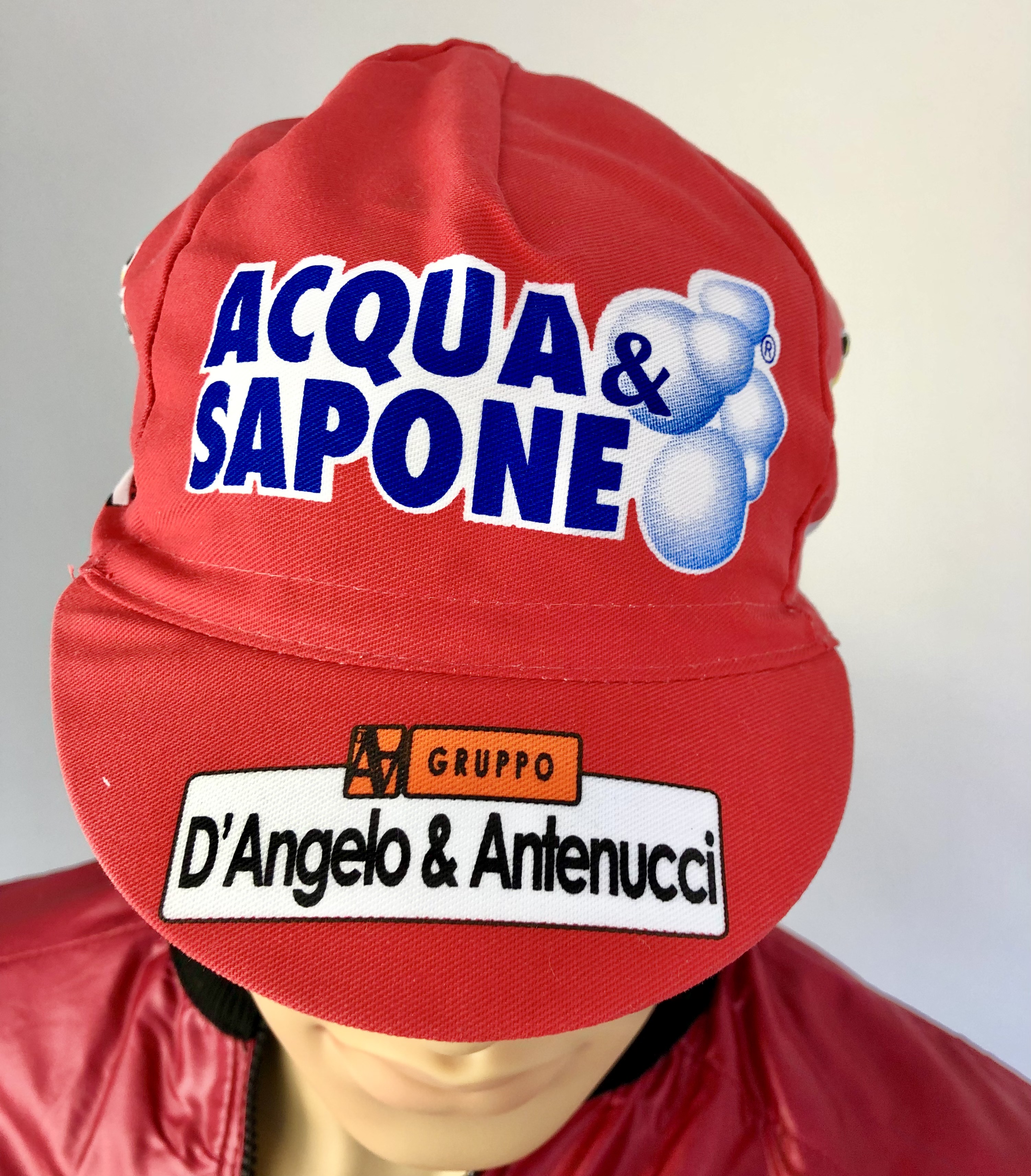 Retro Radsportmütze Team Acqua & Sapone - D´Angelo & Antenucci