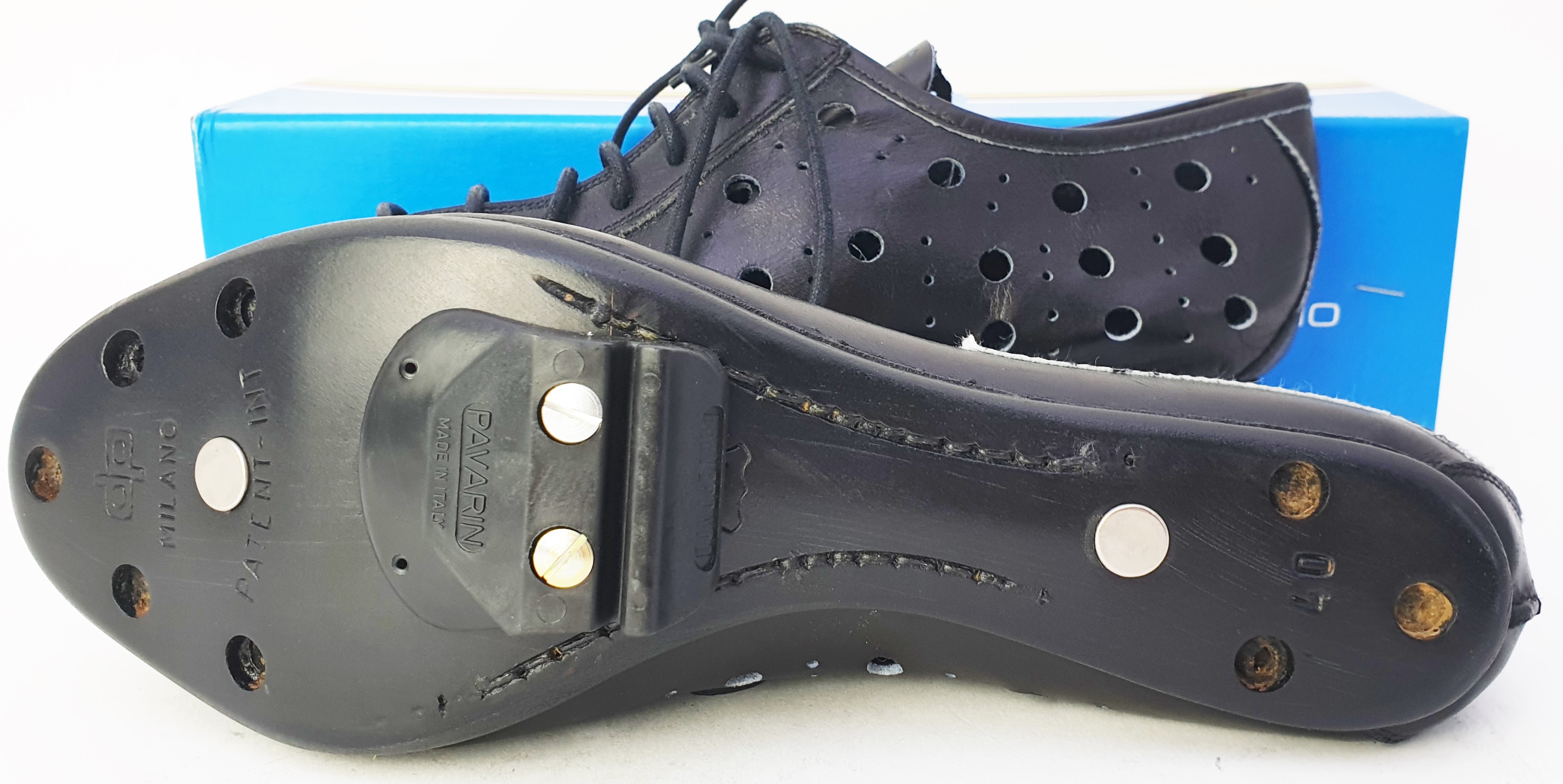 NOS Vintage Detto Pietro art. 70 senior TAR Rennradschuhe Größe 40