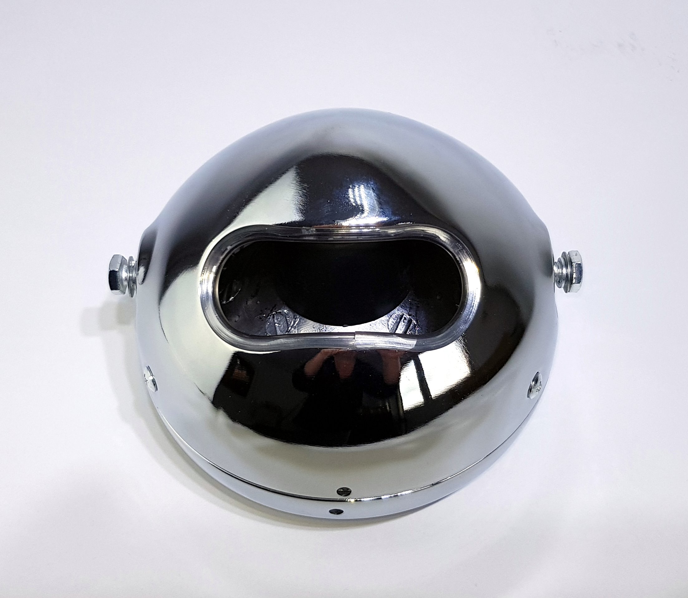 Frontlampe LED chrom