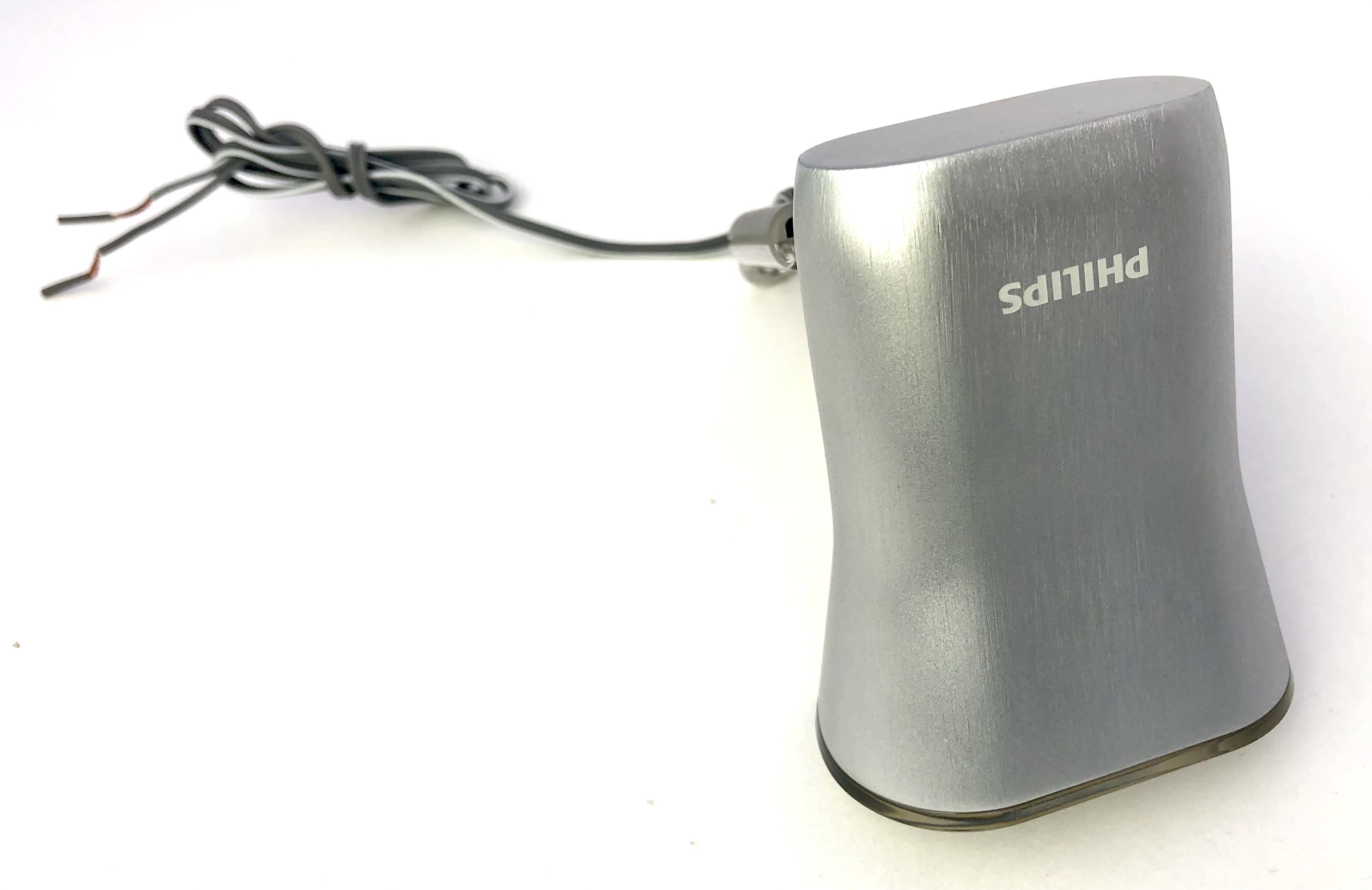 Philips LED E-Bike Frontlampe silber mit Reflektor zur Gabelmontage