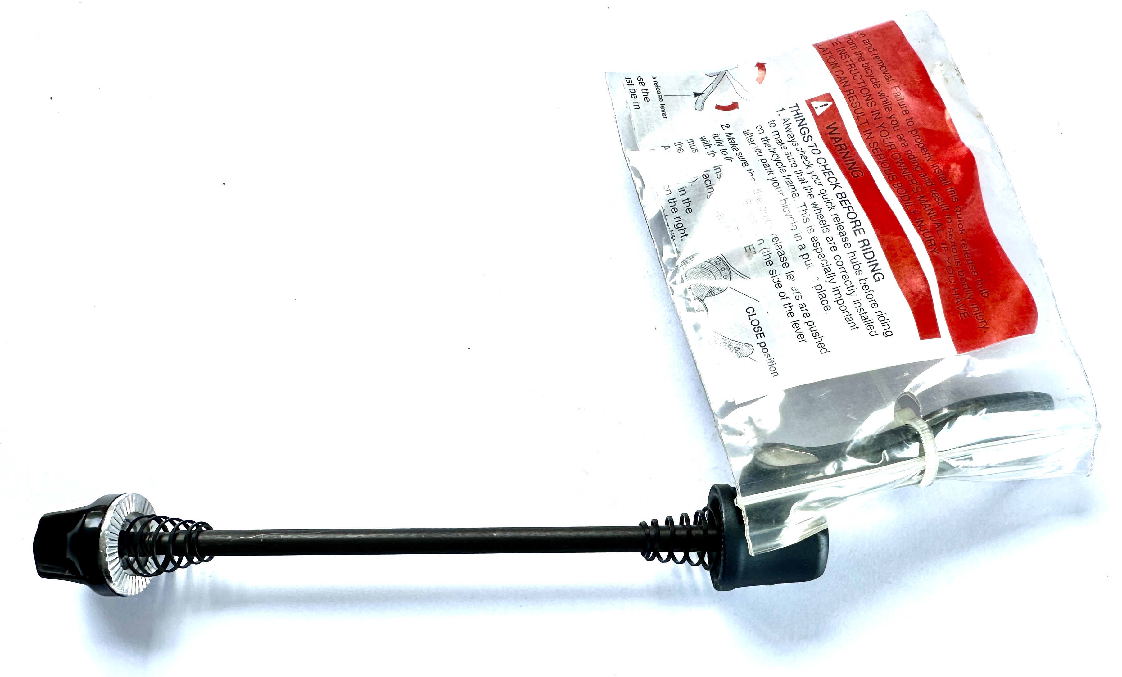 Schnellspanner Shimano für das Vorderrad, Graublau