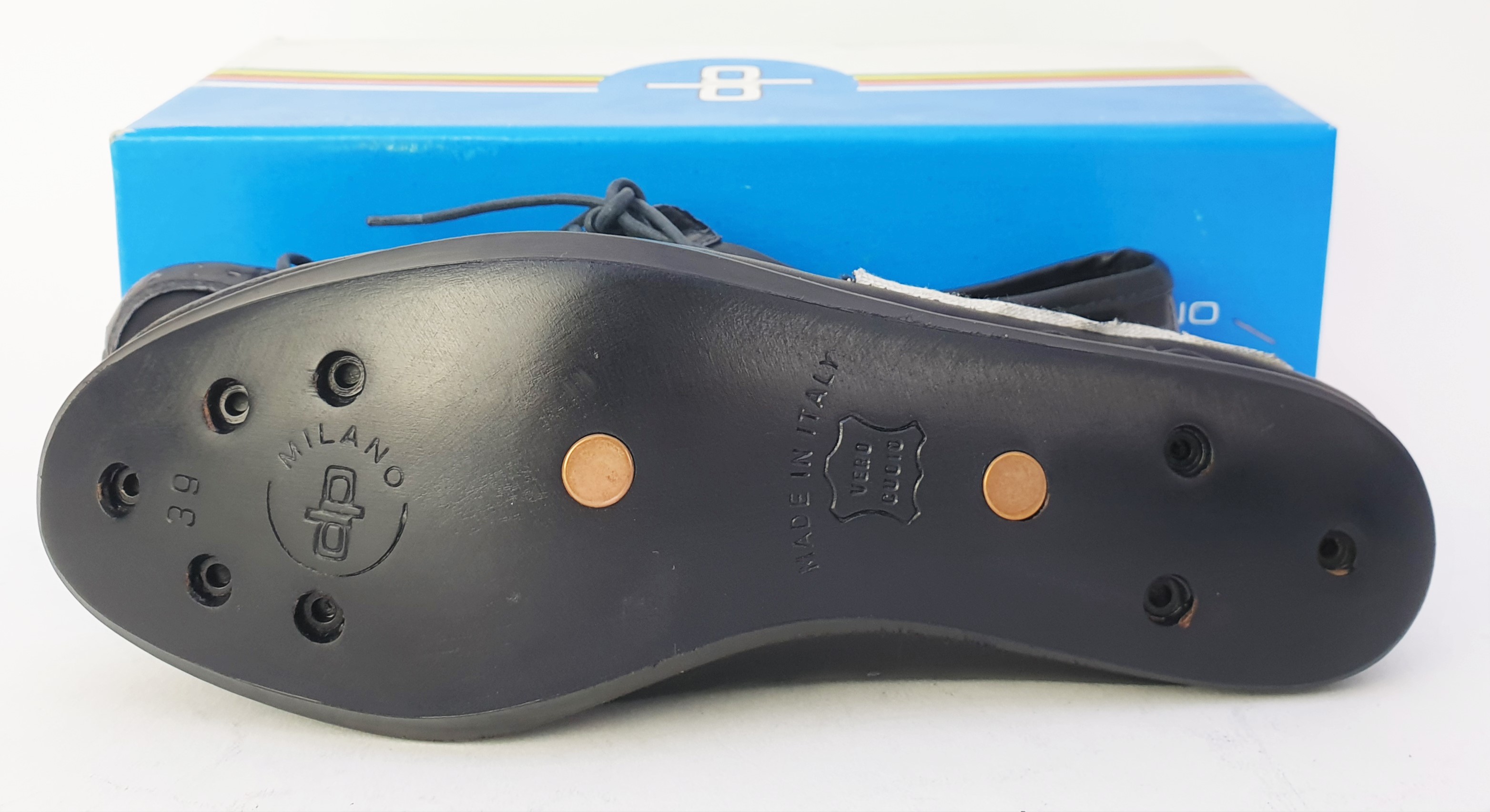 NOS Vintage Detto Pietro art. 76 Plume Rennradschuhe Größe 39