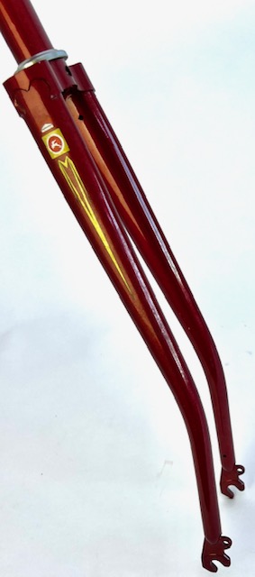 Gazelle Rennradgabel 28 Zoll 80er weinrot