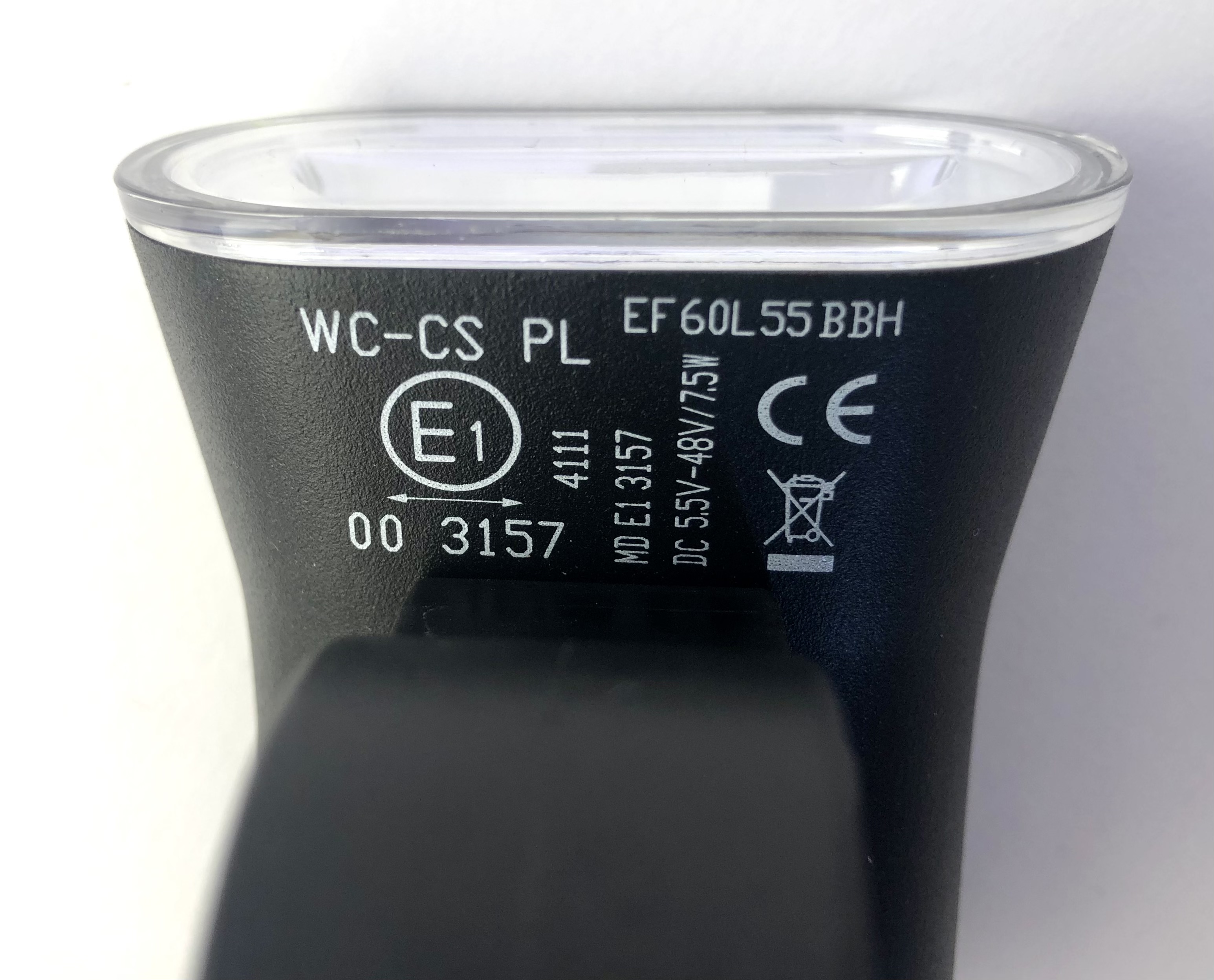 Philips LED E-Bike Frontlampe schwarz zur Lenkermontage