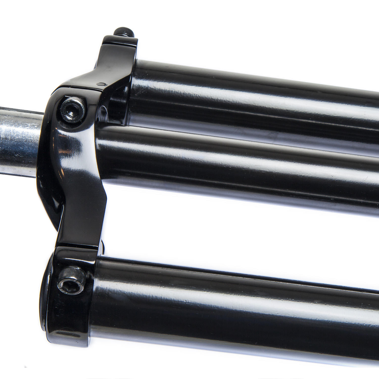 Doppelbrückengabel, schwarz 630 mm, edel für 26 Zoll-Reifen