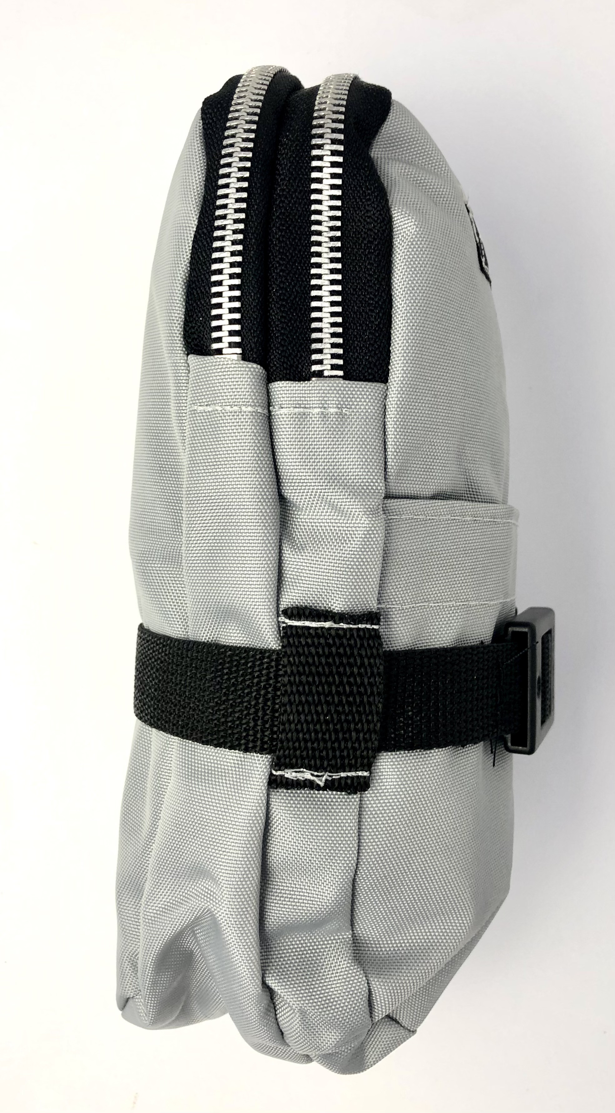 Doppel-Satteltasche Rennrad Reifentasche Nylon grau