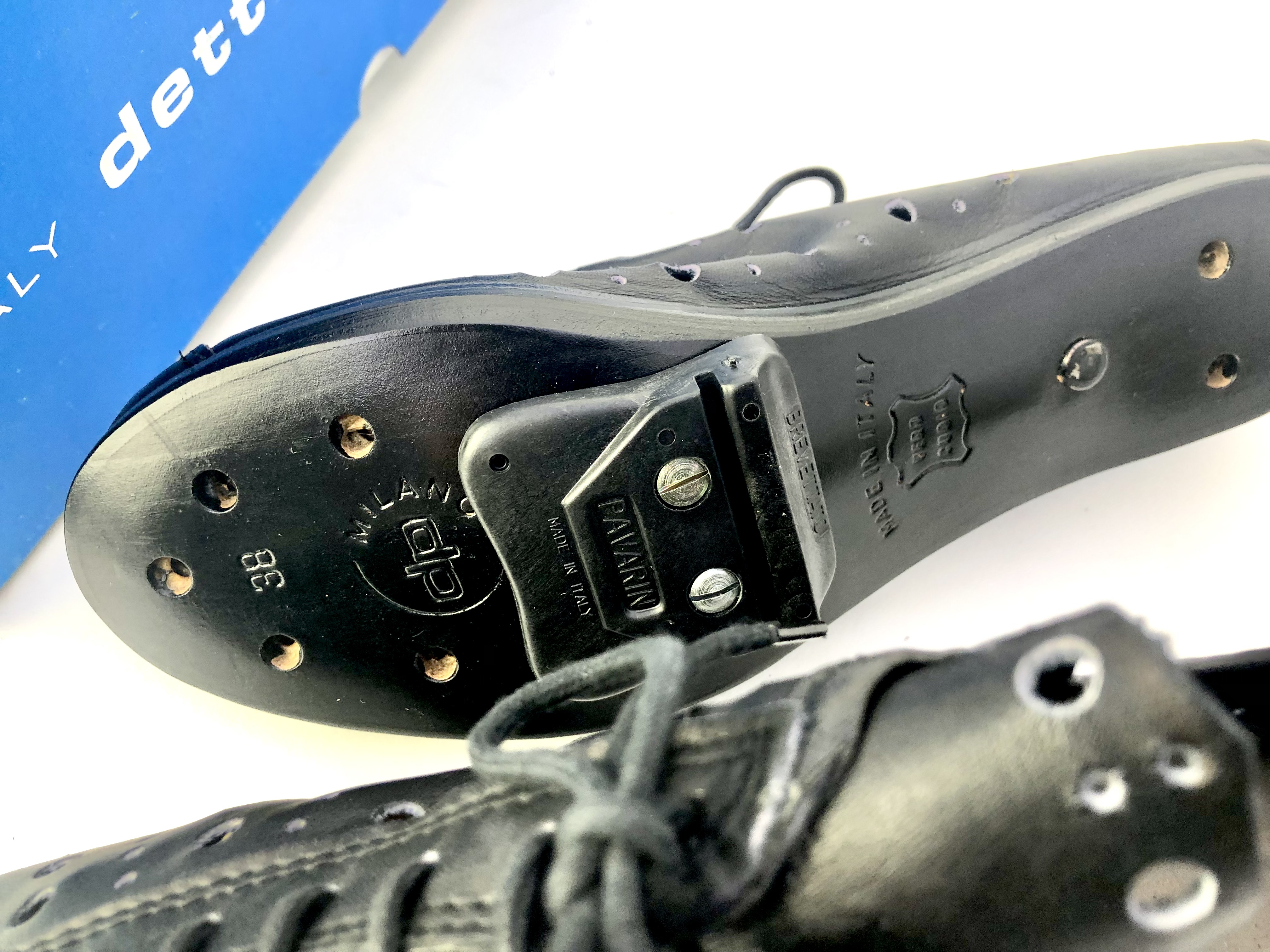 NOS Vintage Detto Pietro 7 TAR coppi Rennradschuhe Größe 38