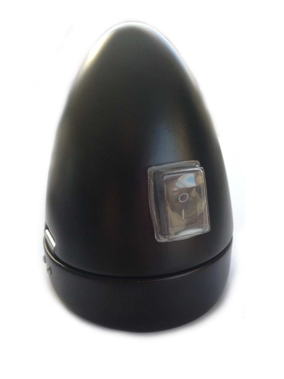 6 LED Frontlampe Batterie 80 mm schwarz
