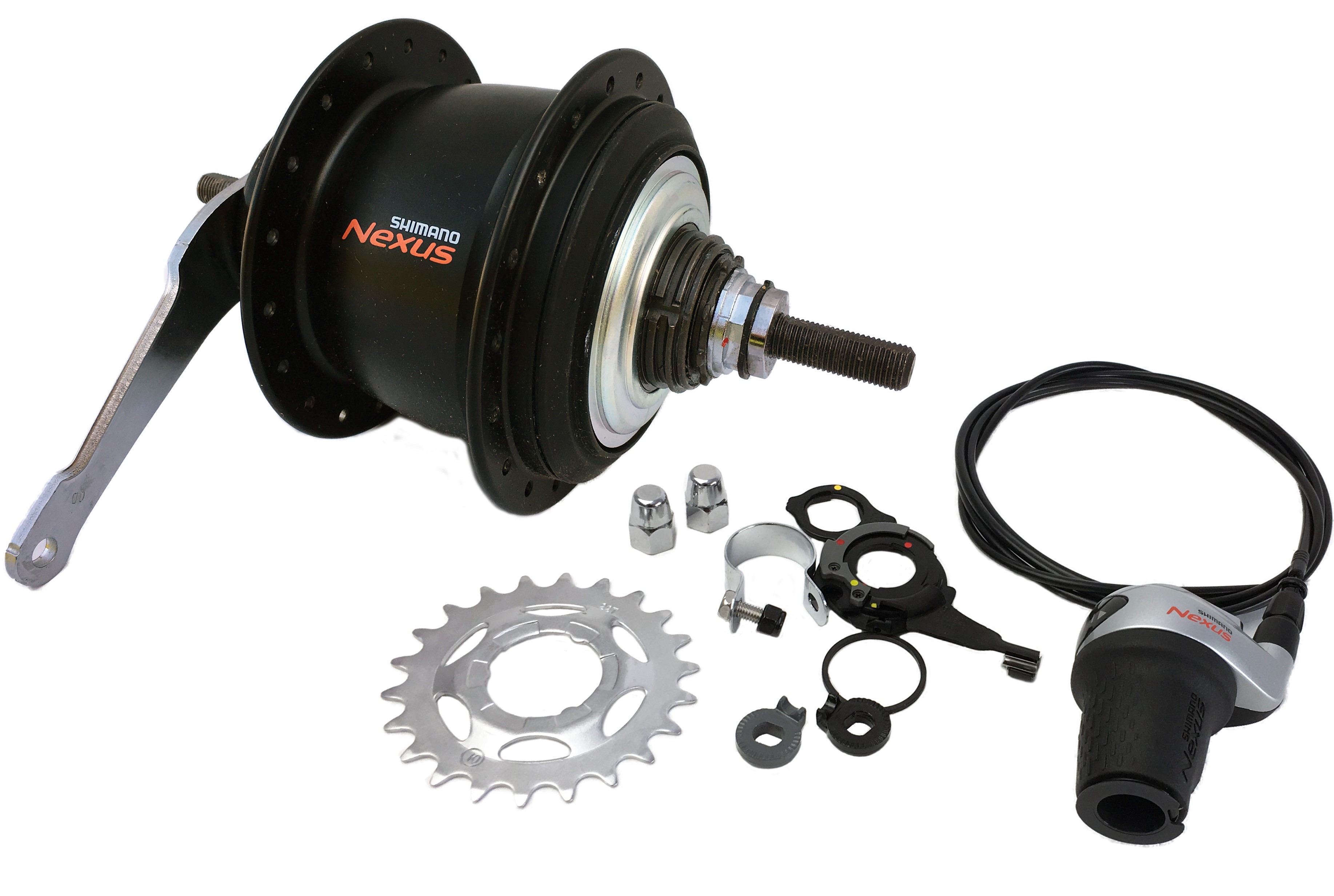 8 Gang Schwarz Rücktritt Bremsnabe SHIMANO Nexus