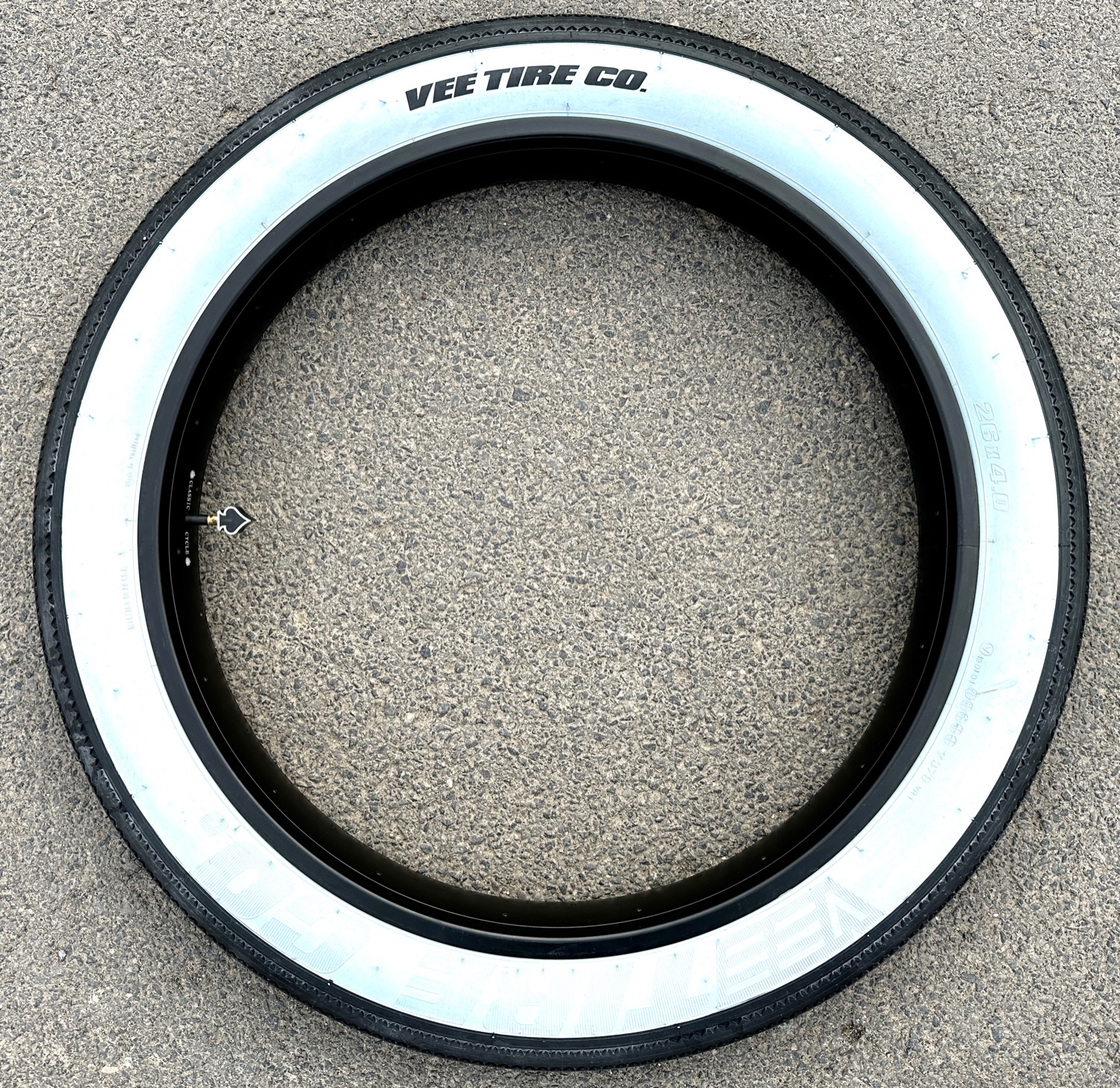 Reifen Fat Bike Classic Cycle Zig Zag 26 x 4.0 - 97/102 - 559 Weißwand