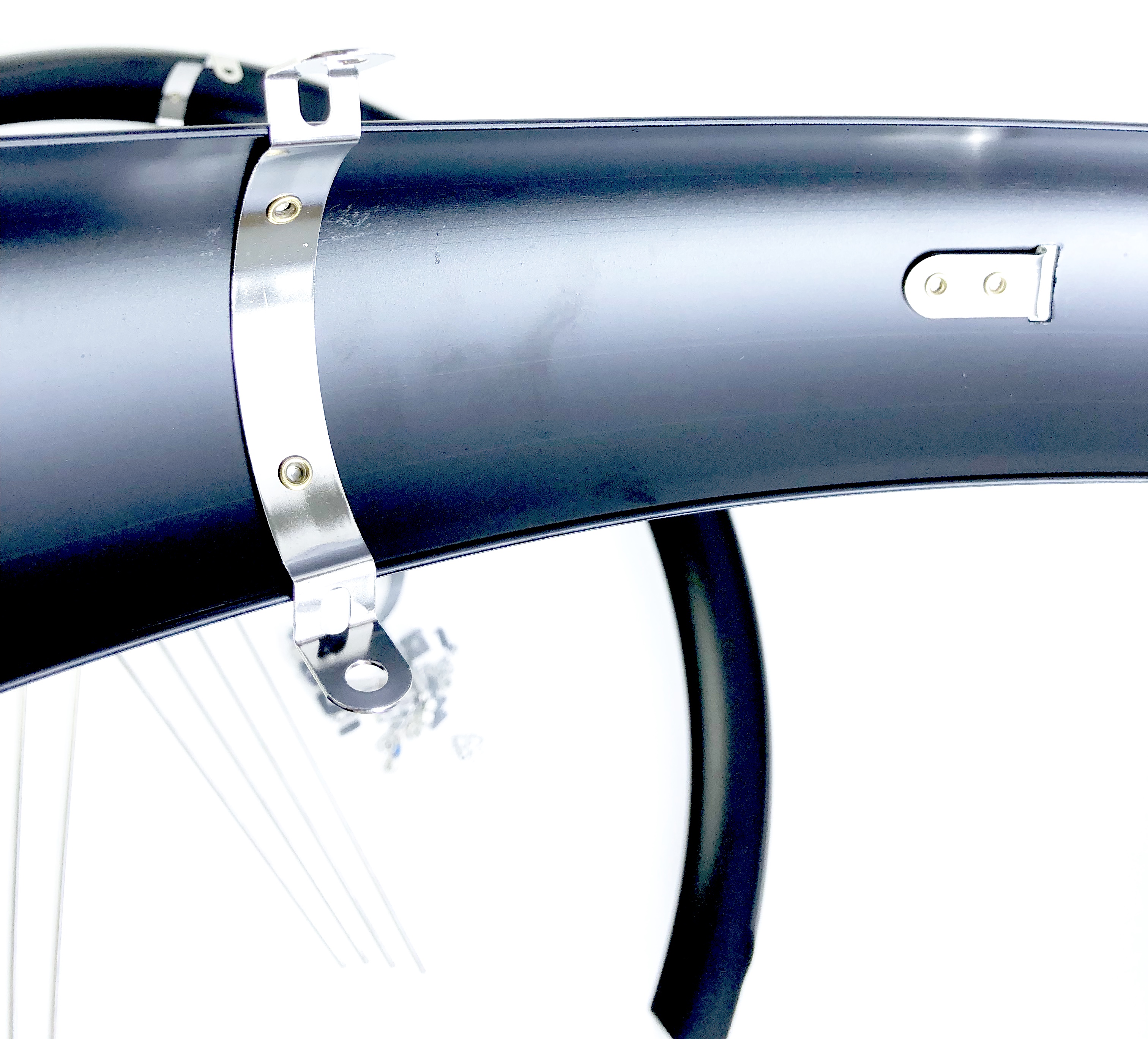 Cruiser Kunststoffschutzbleche schwarz, 80 mm breit, 24 x 3.0,  26x2.125-3.0