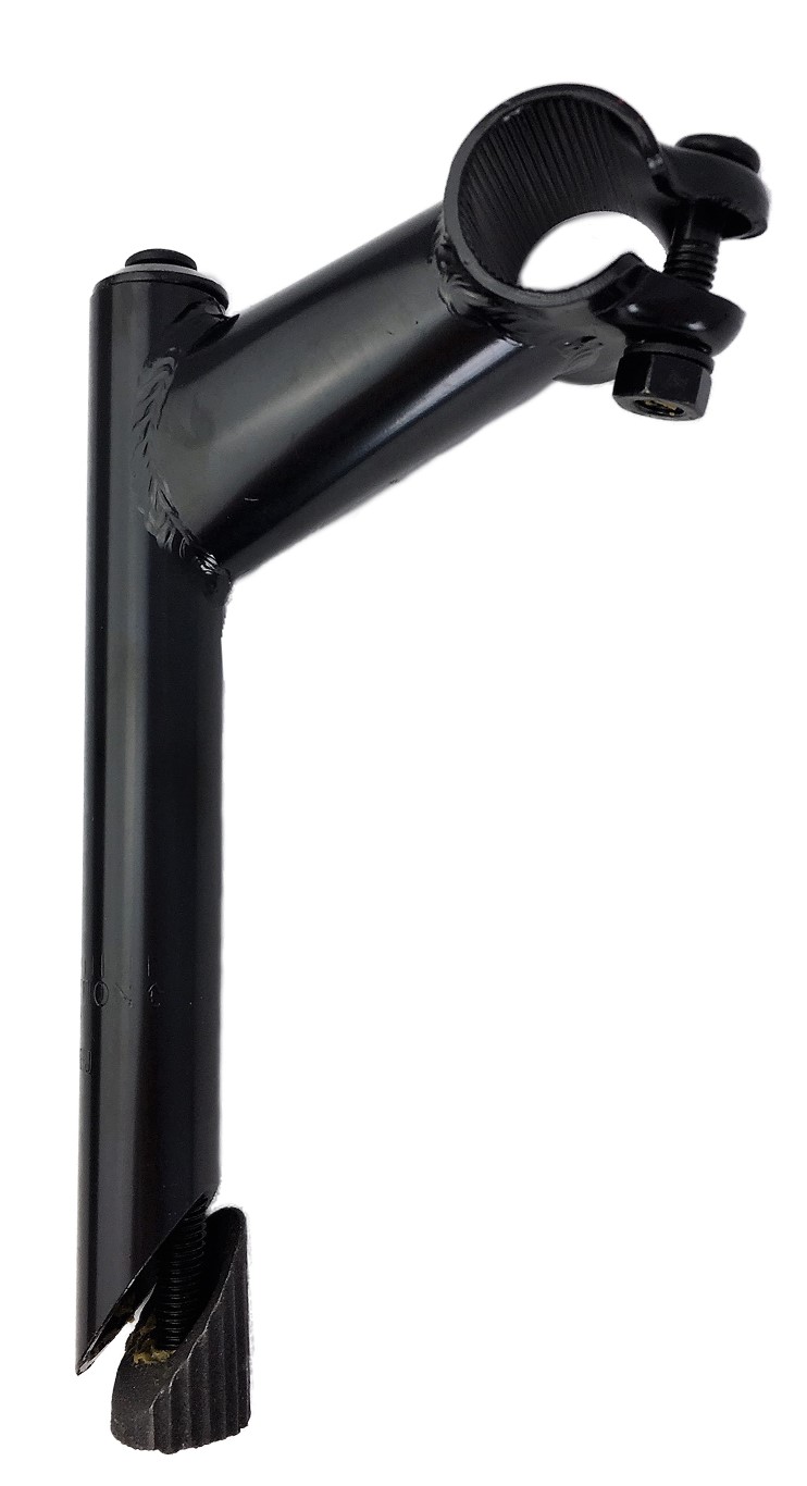 Vorbau, 25,4 - 22,2, 80mm, Stahl-Schaft 1-Fach Schraubenlenkerklemmung Schwarz Humpert Ergotec