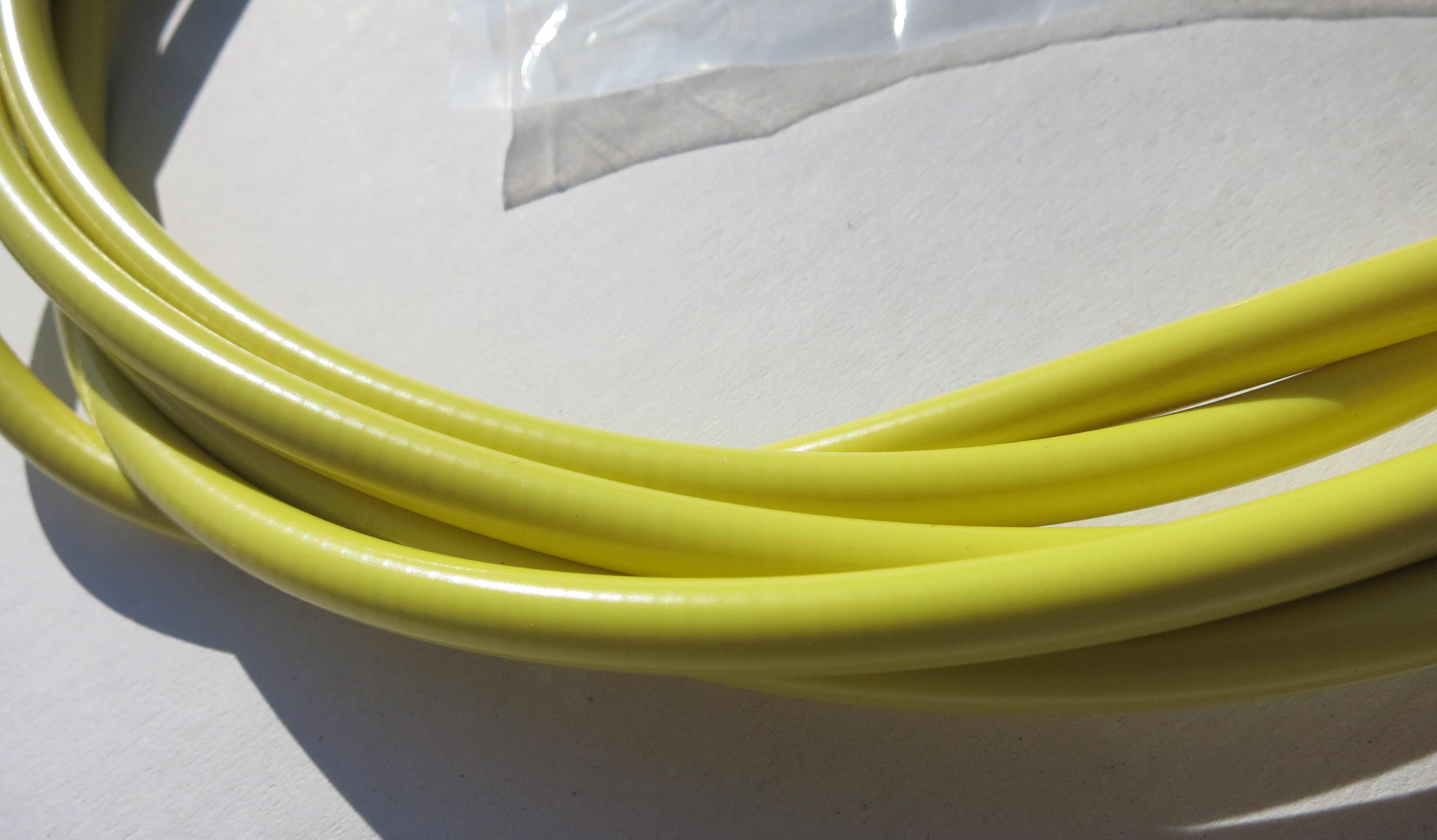 Außenzug Bowdenzug hellgelb 2,50 m 5 mm