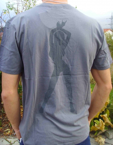 T-Shirt hellgrau