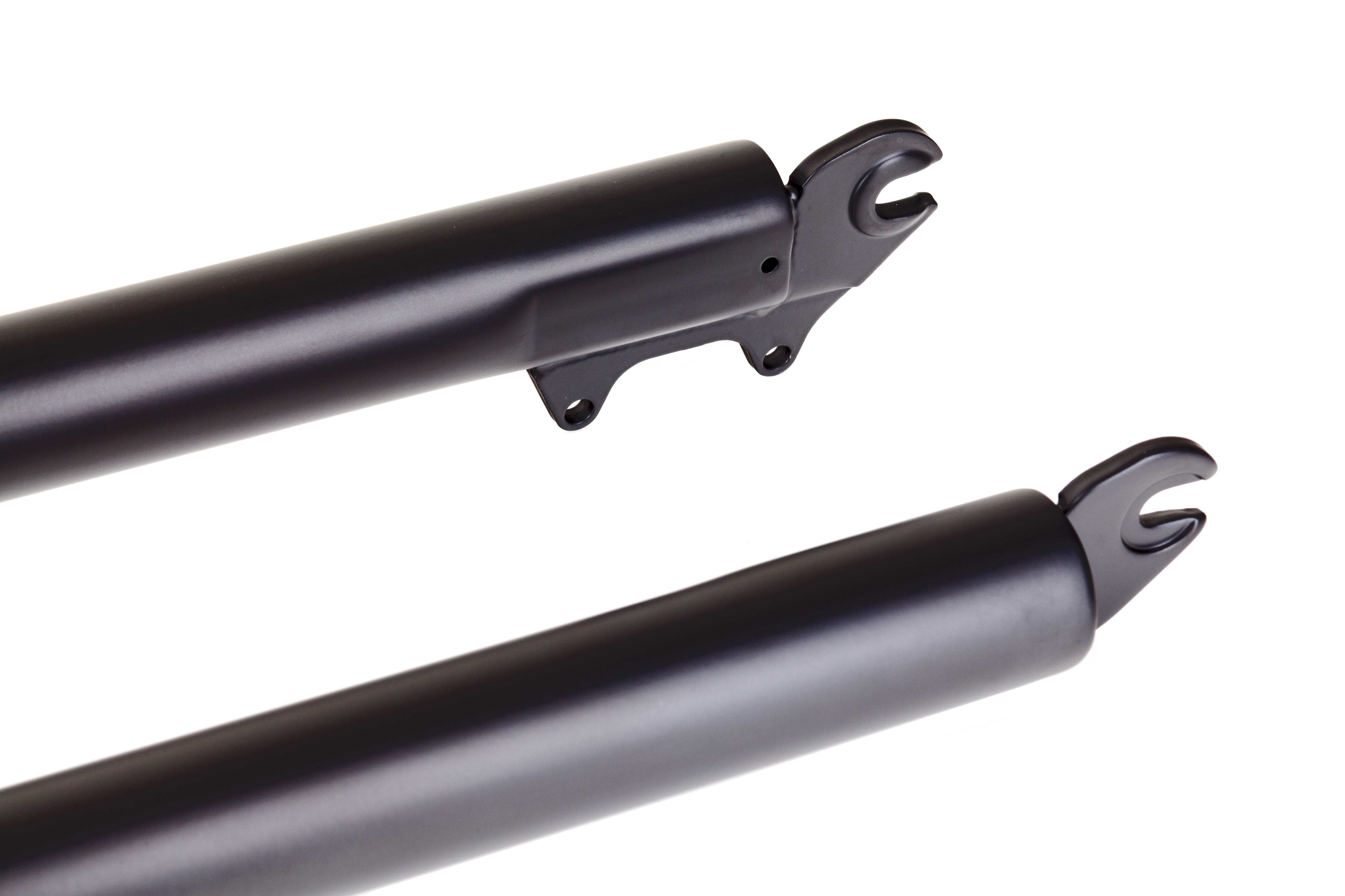 Doppelbrückengabel, mattschwarz 690 mm, edel für 20-28 Zoll-Reifen