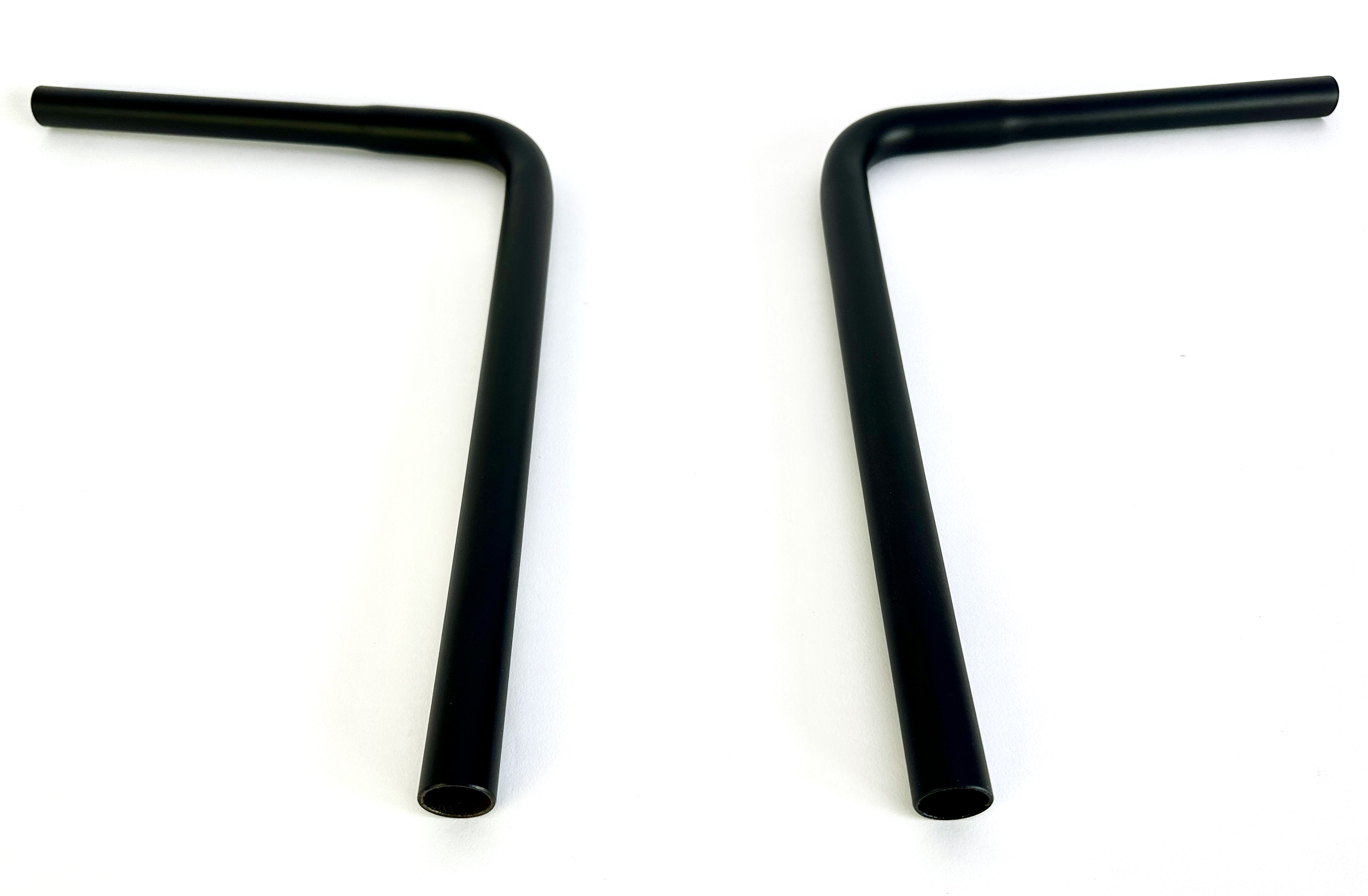 UD Moke oder Swing Lenkerpaar, matt schwarz Durchmesser: 25 mm mit 22 mm Griffenden