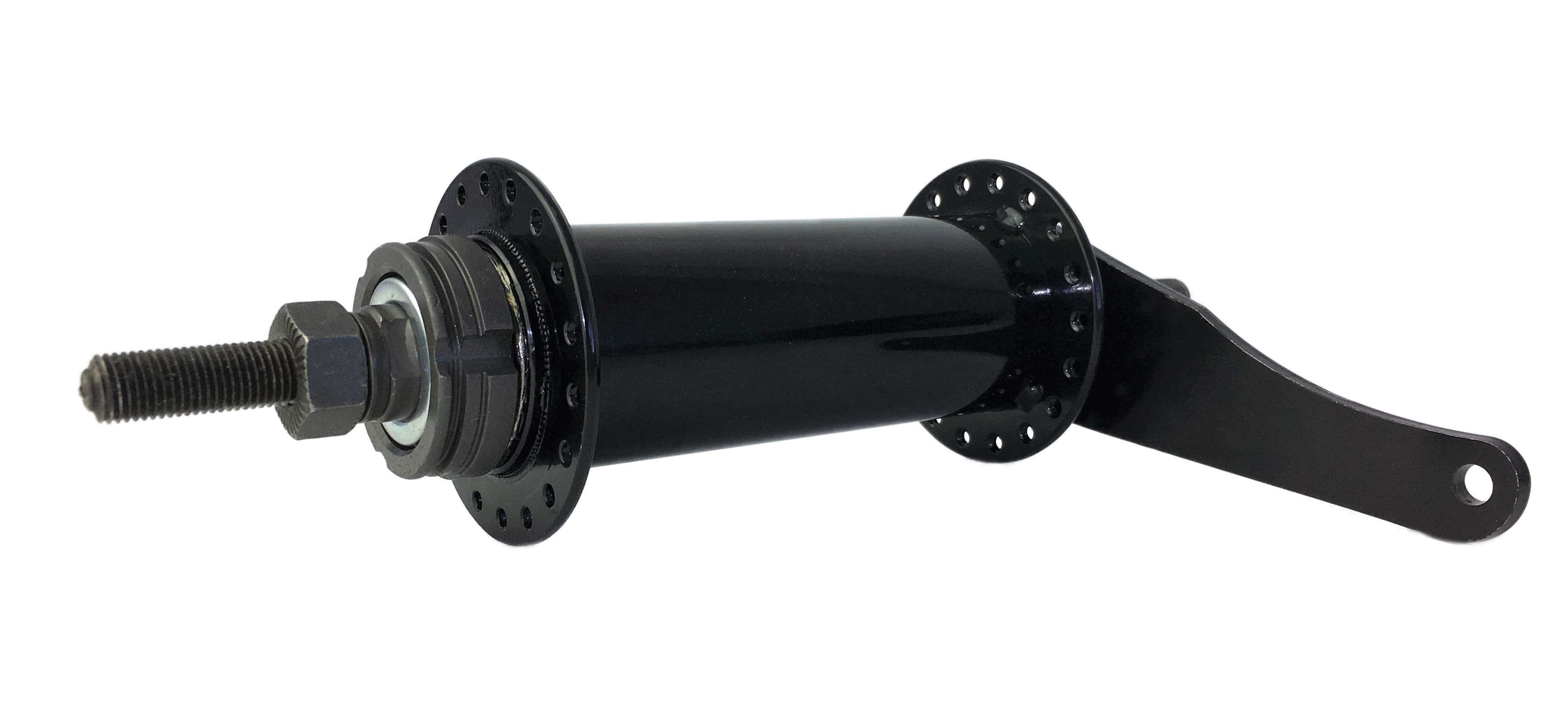 Extra breite Rücktrittbremsnabe schwarz