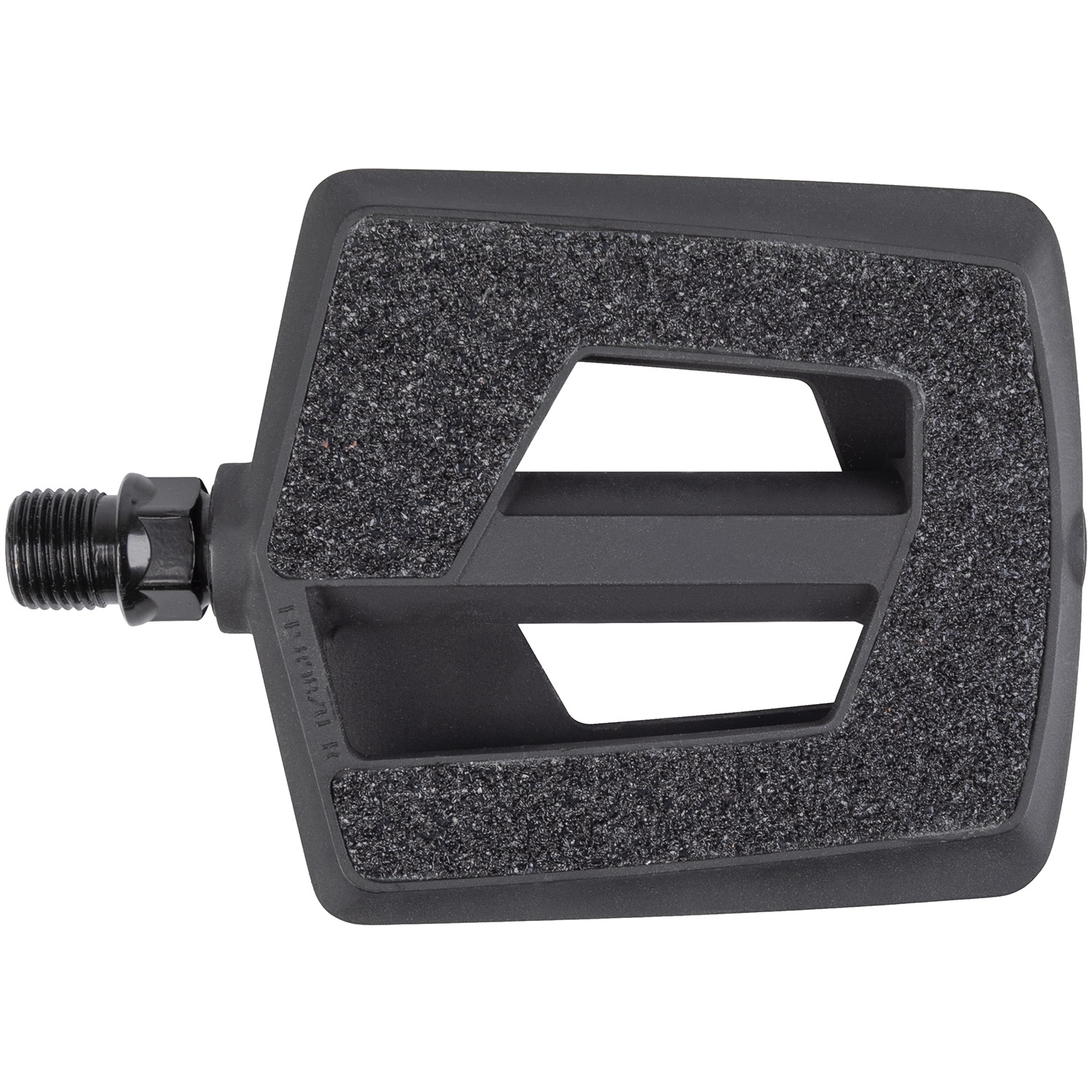 UD Pedale Steady Flat Antirutschpedal Kunststoff 9/16 mit Reflektoren, schwarz