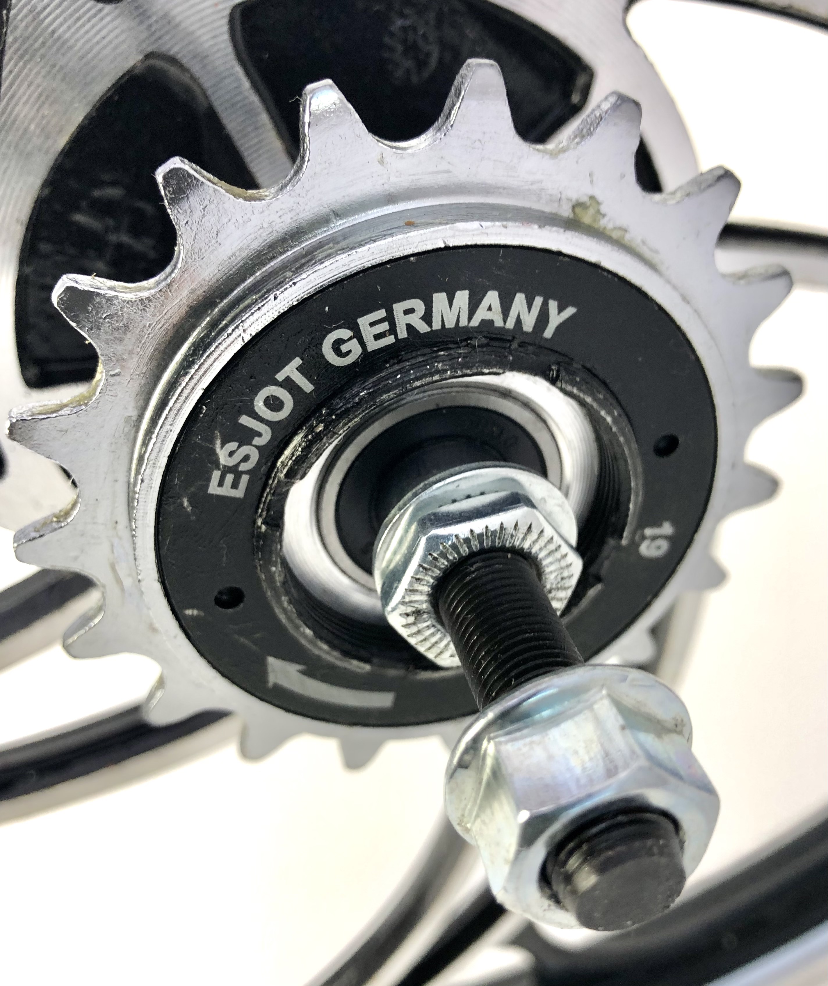 20 Zoll Alufelgen Hinterrad I - Cross Freilauf Scheibenbremsaufnahme