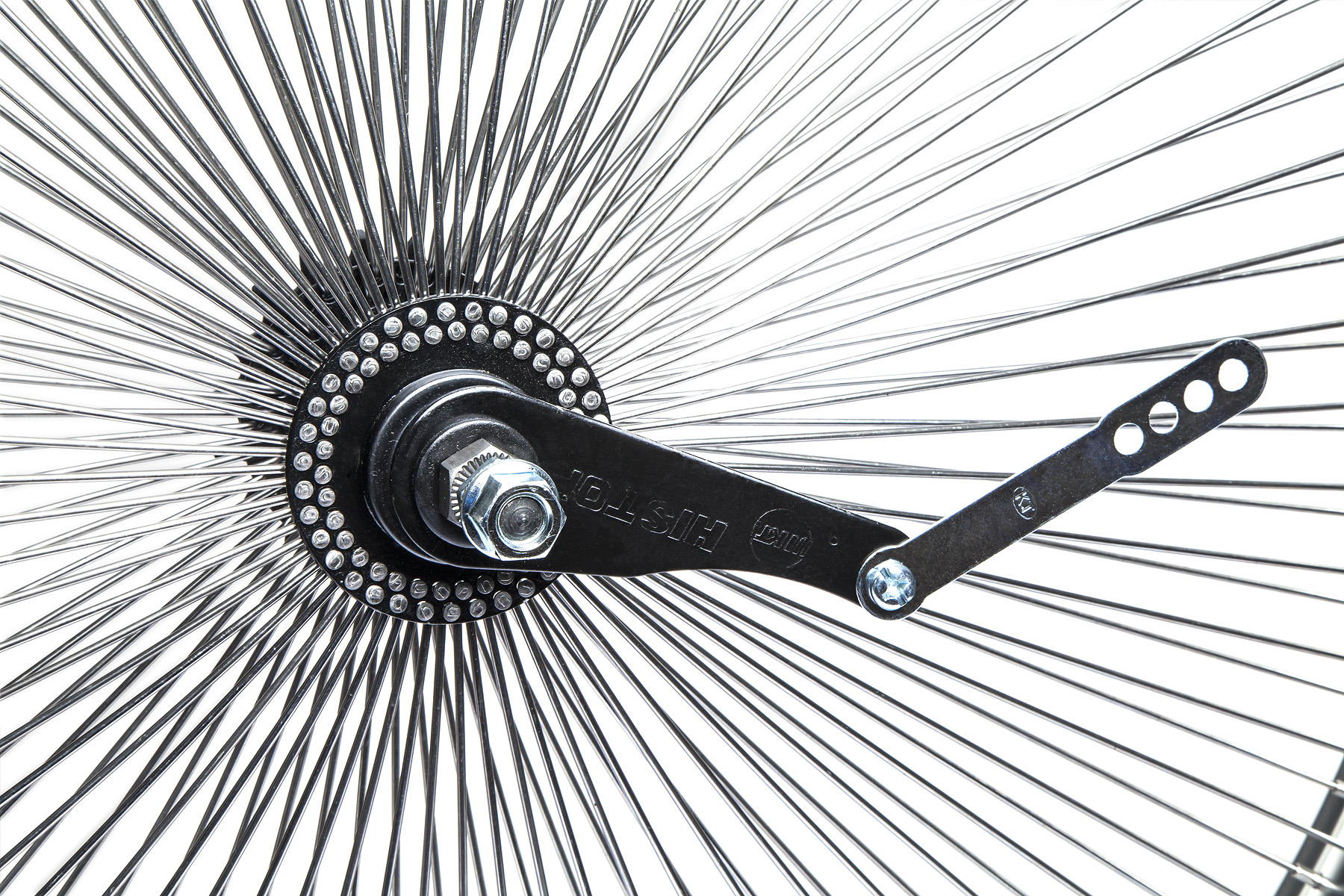 26 Hinterrad 140 Speichen Alu poliert