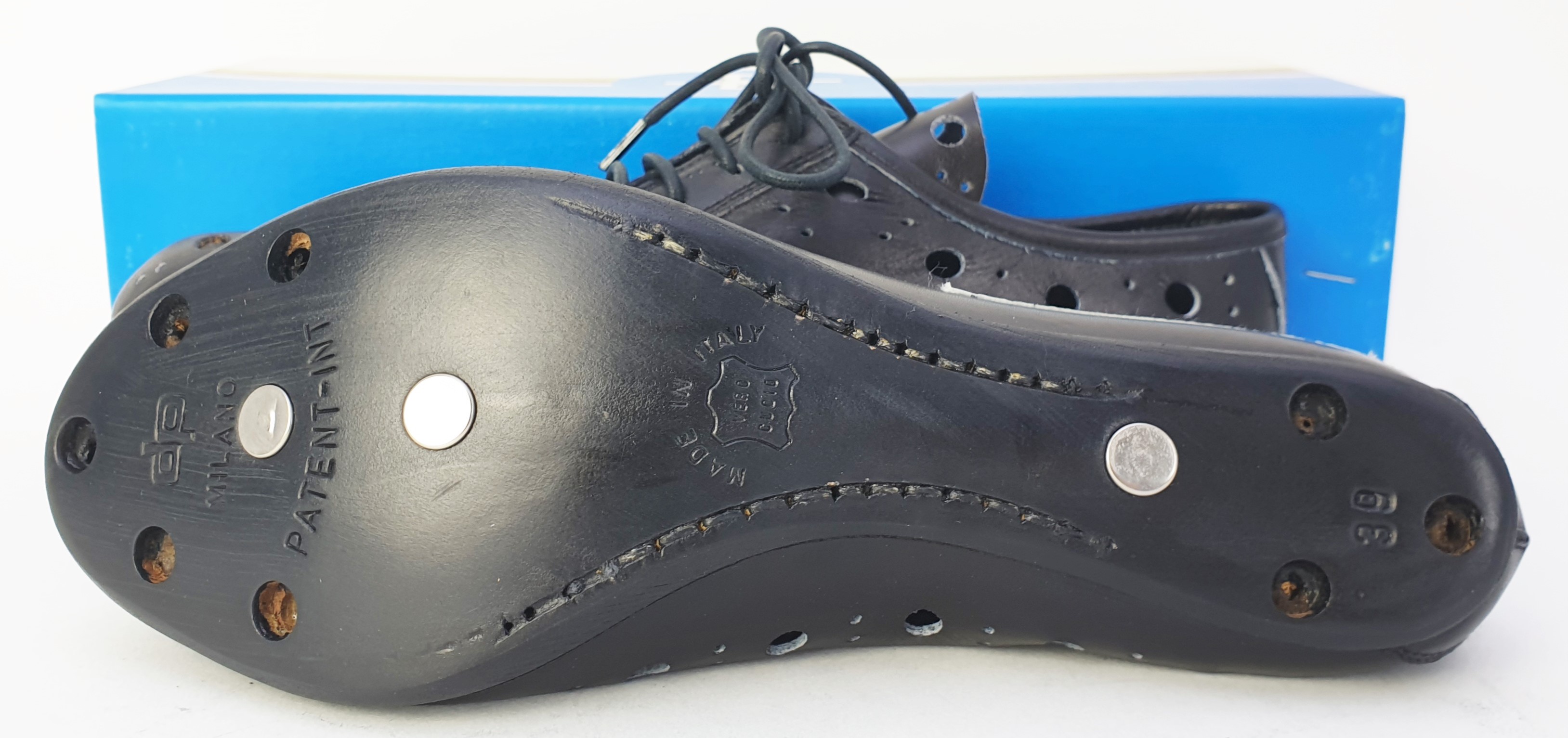 NOS Vintage Detto Pietro art. 70 senior Rennradschuhe Größe 39