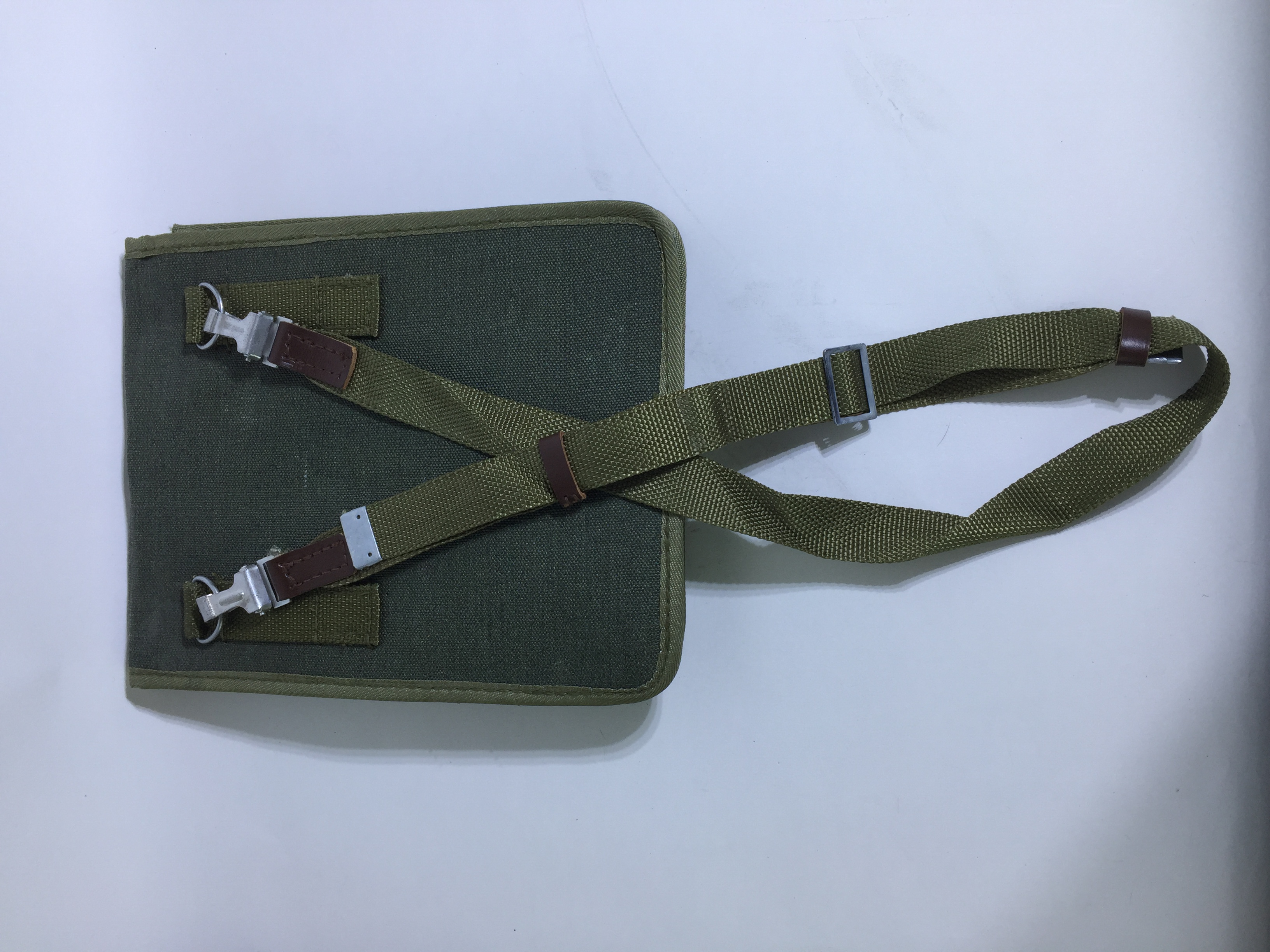 Vintage Umhängetasche Canvas / Segeltuch, khaki