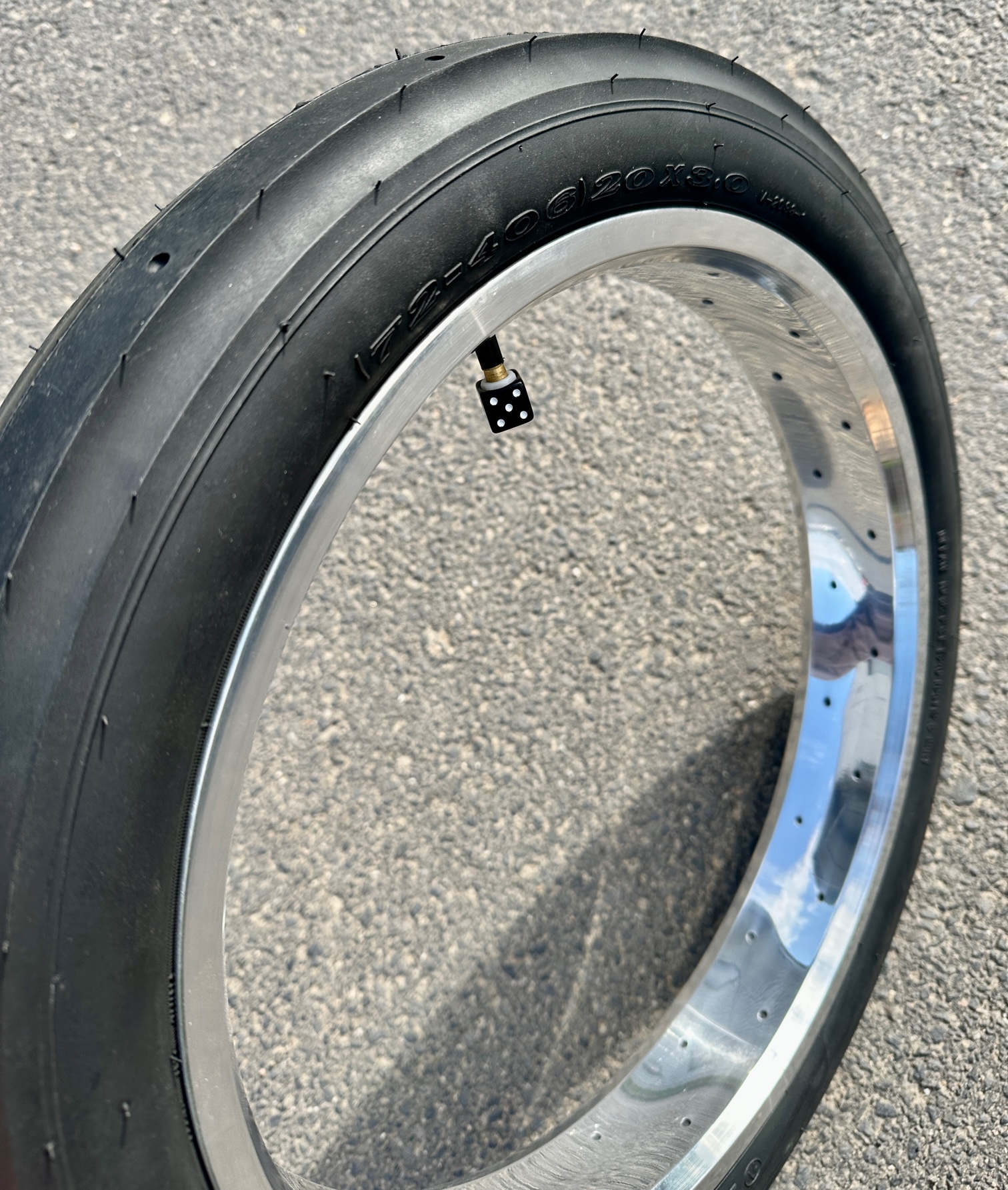 Reifen  Dragster Slick 20 x 3.0 schwarz