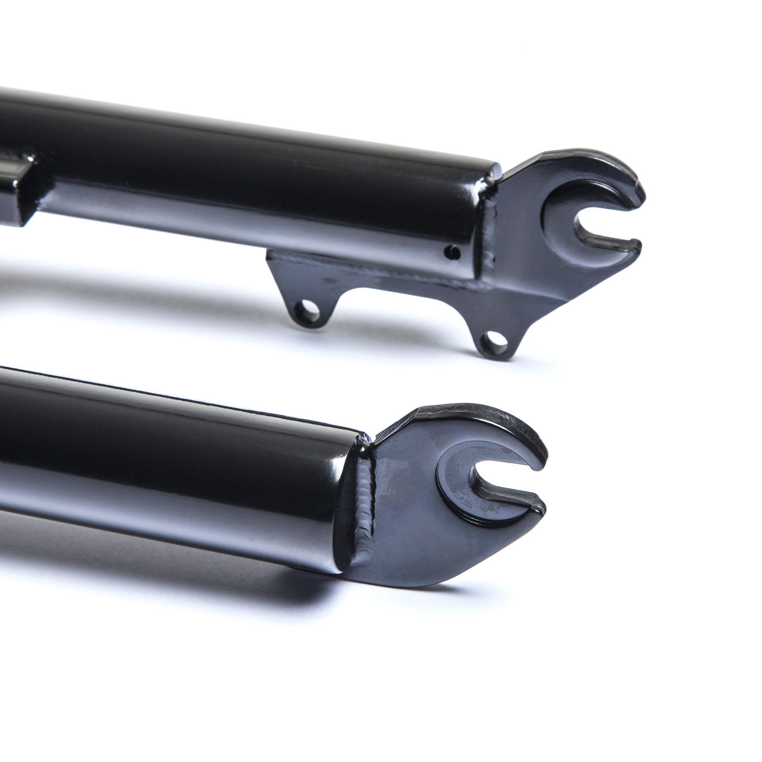 Doppelbrückengabel, schwarz 630 mm, edel für 26 Zoll-Reifen