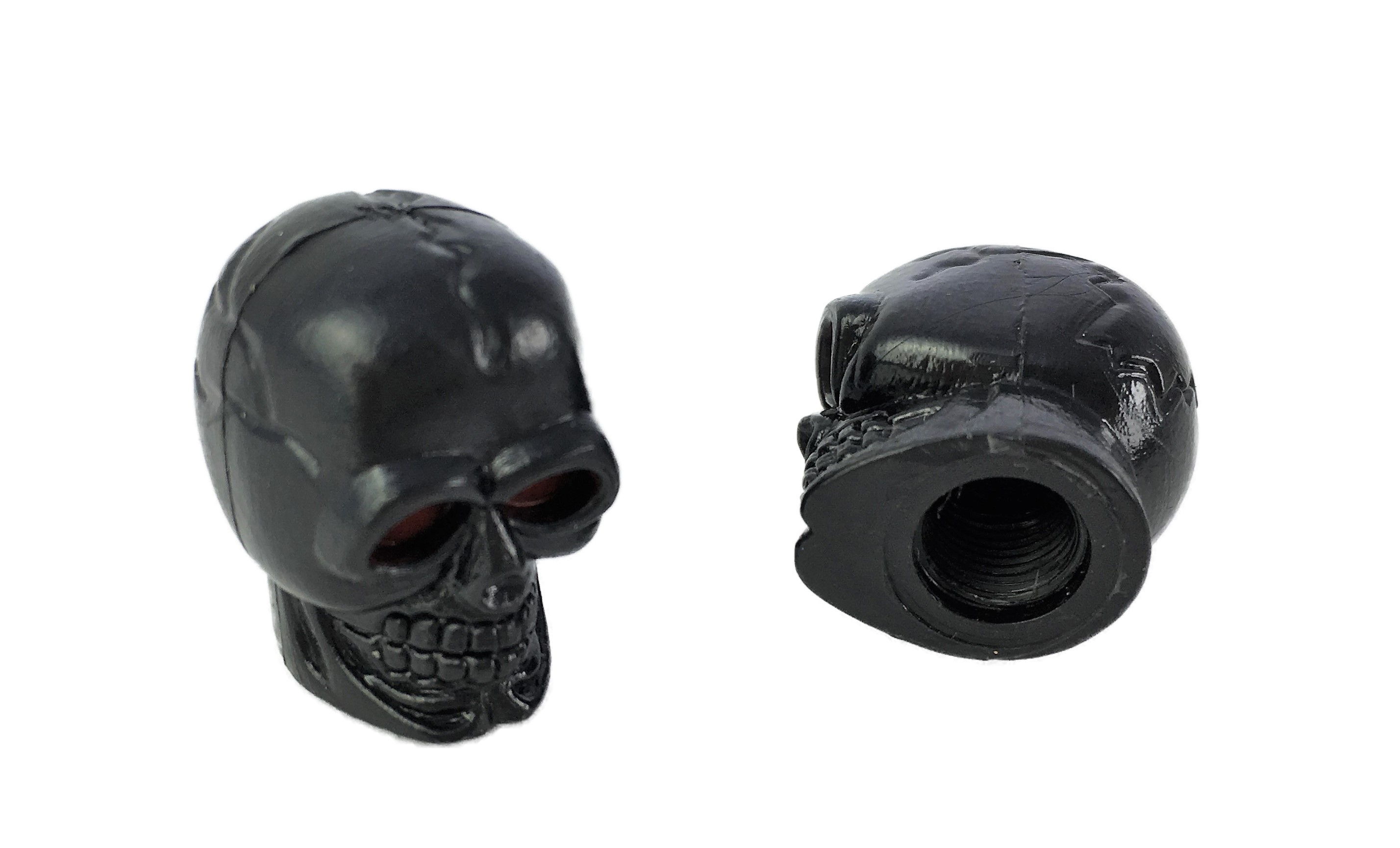 Ventilkappen Skull-Totenkopf, schwarz Toller Custom-Look