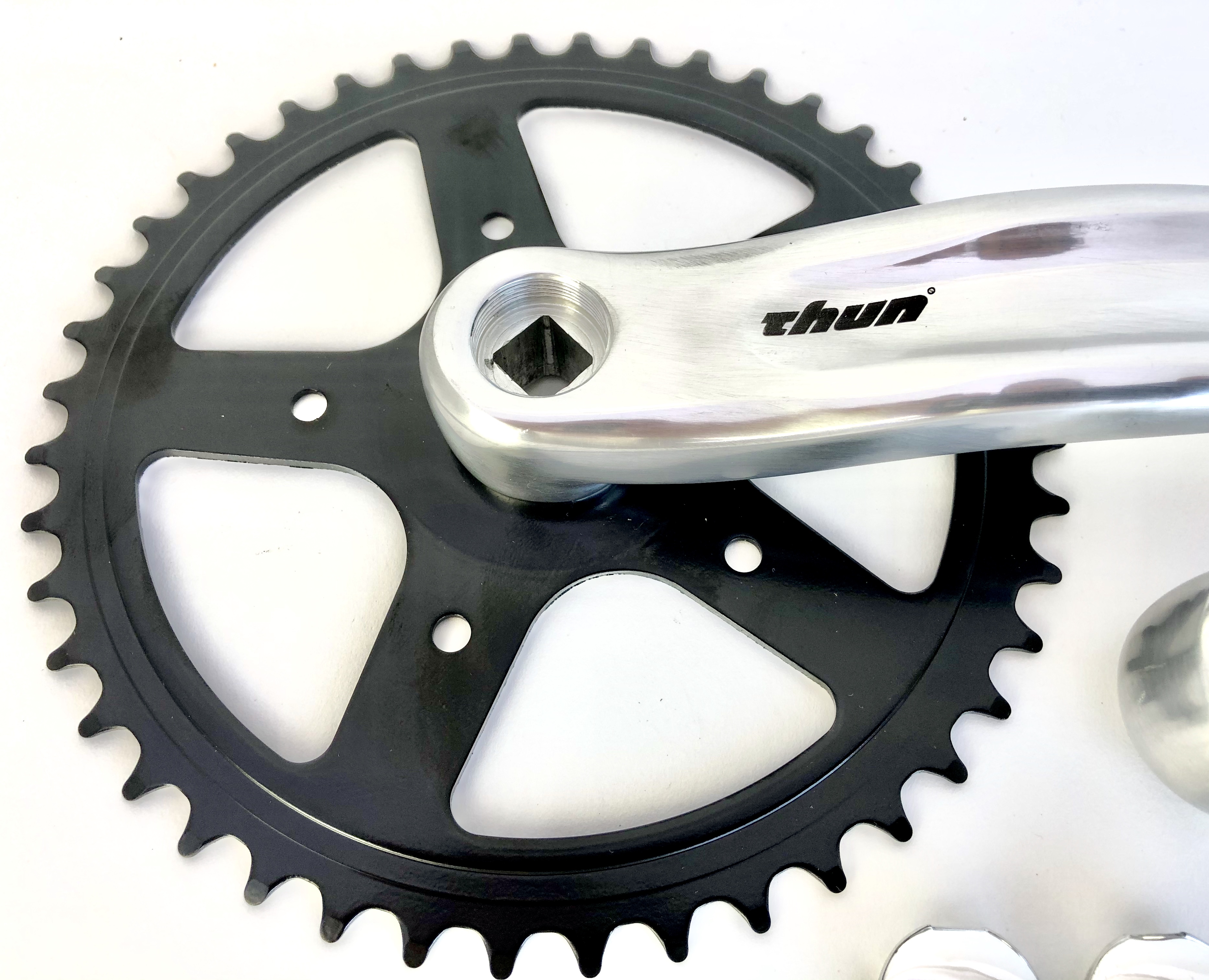Kettenradgarnitur Thun Avax Vierkant Alu Stahl, 44Z / 170