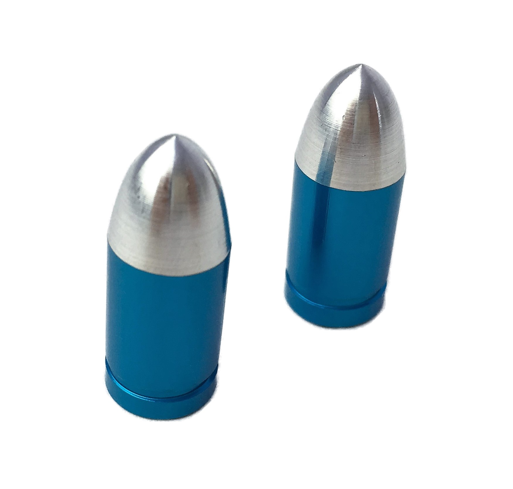 Ventilkappen Bullet hellblau