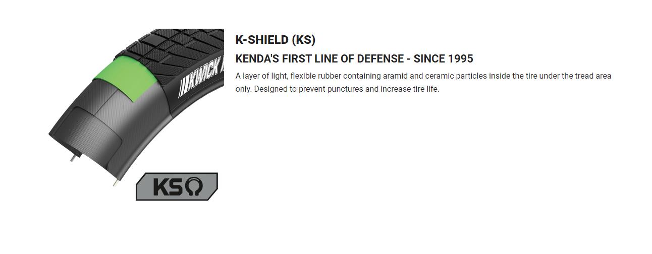 Kenda K-Rad Reifen 20 x 3.30 reinschwarz