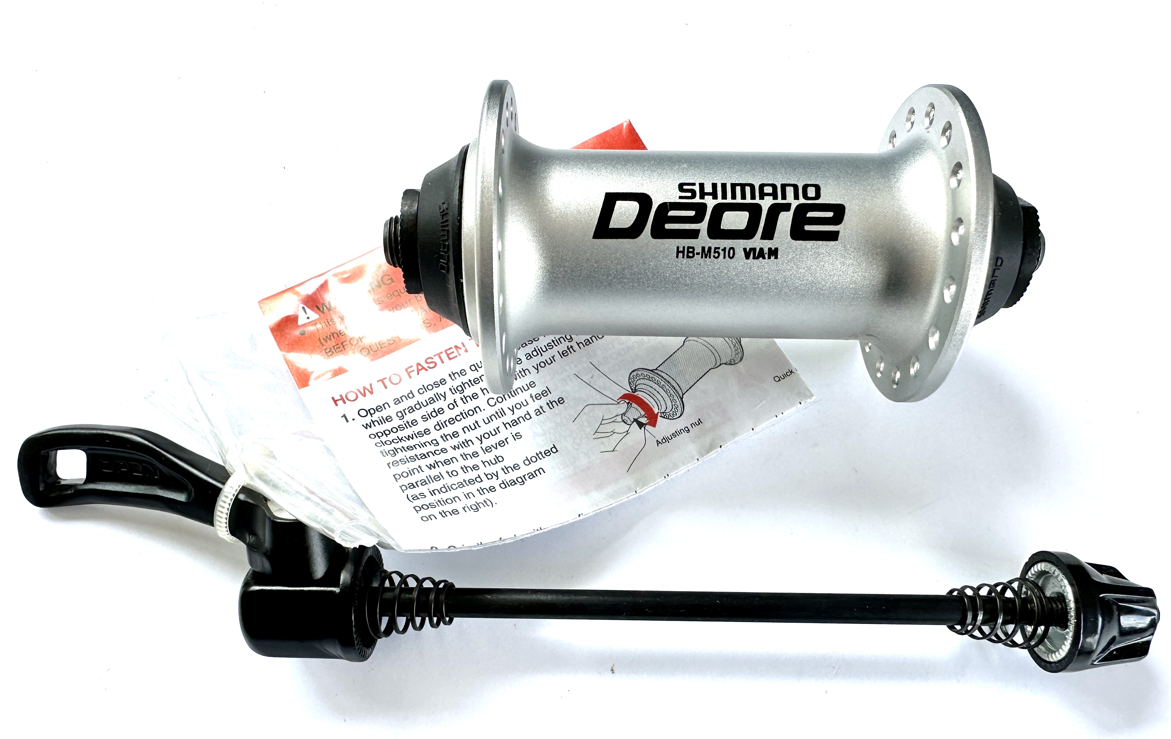 Shimano Deore HB-M510 Vorderradnabe 36-Loch, silber