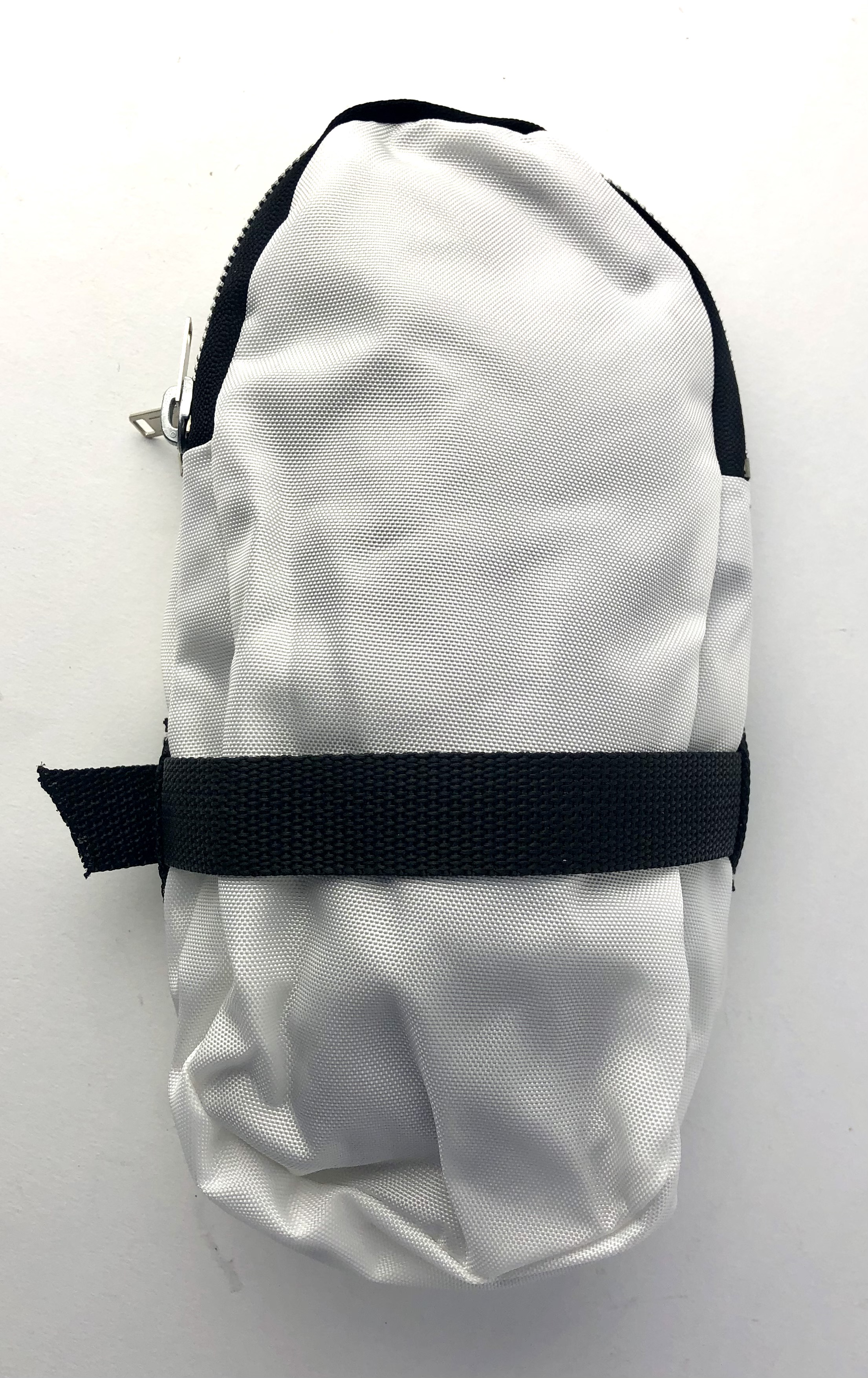 Doppel-Satteltasche Rennrad Reifentasche Nylon weiß