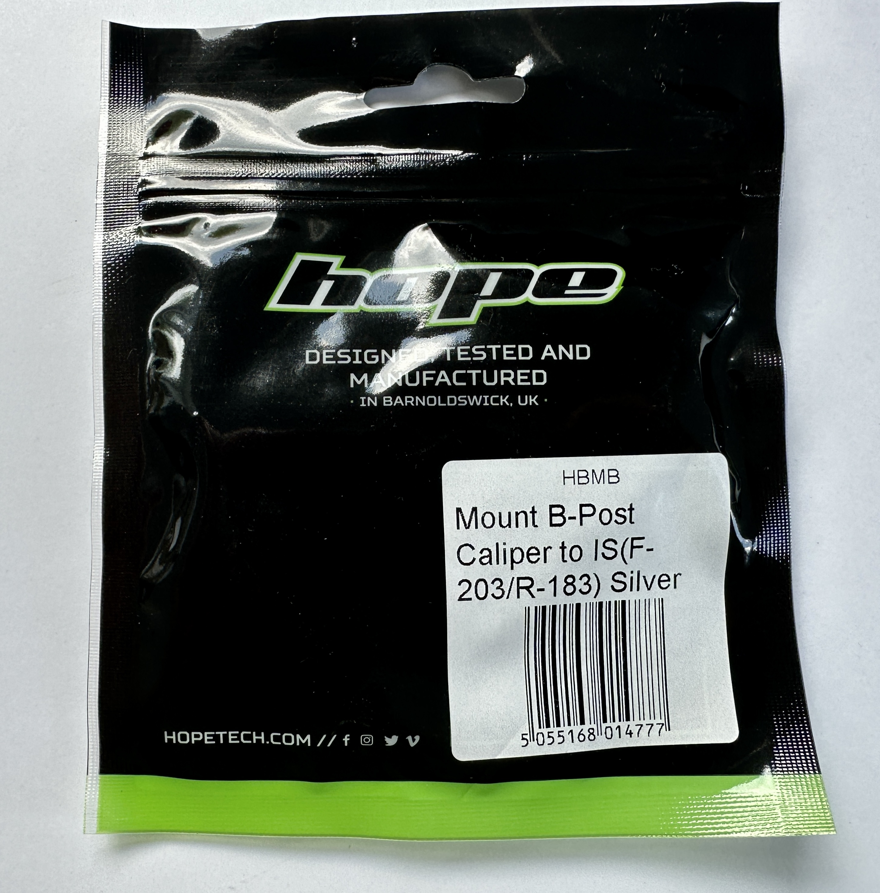 Hope Adapter für Scheibenbremsen B PM auf IS F203 / R183
