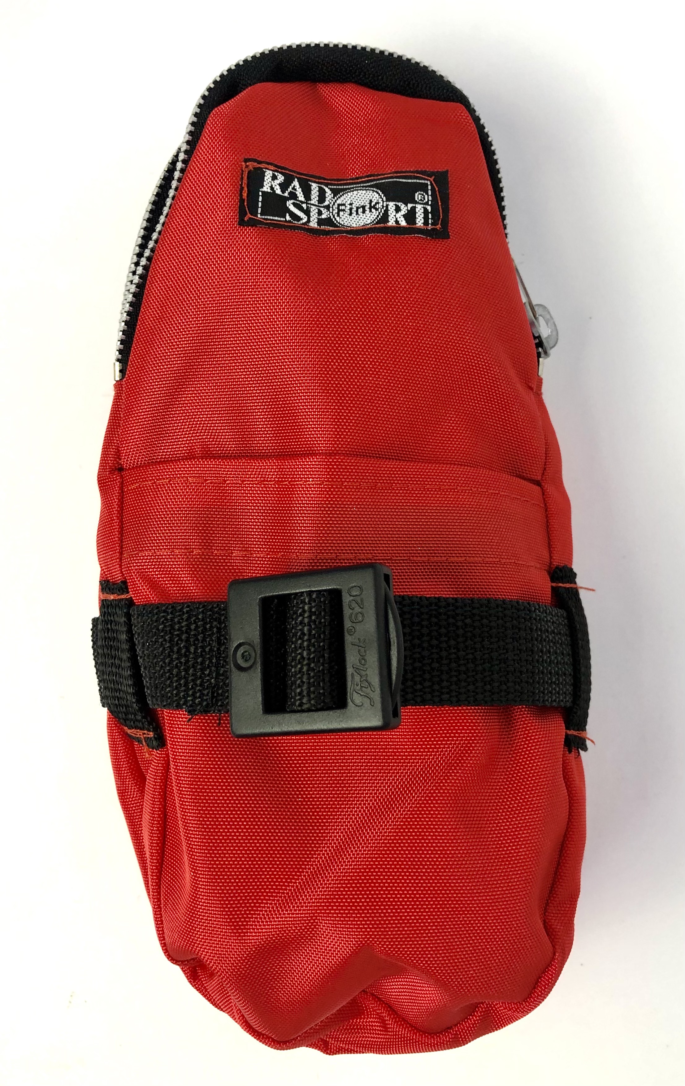 Doppel-Satteltasche Rennrad Reifentasche Nylon rot