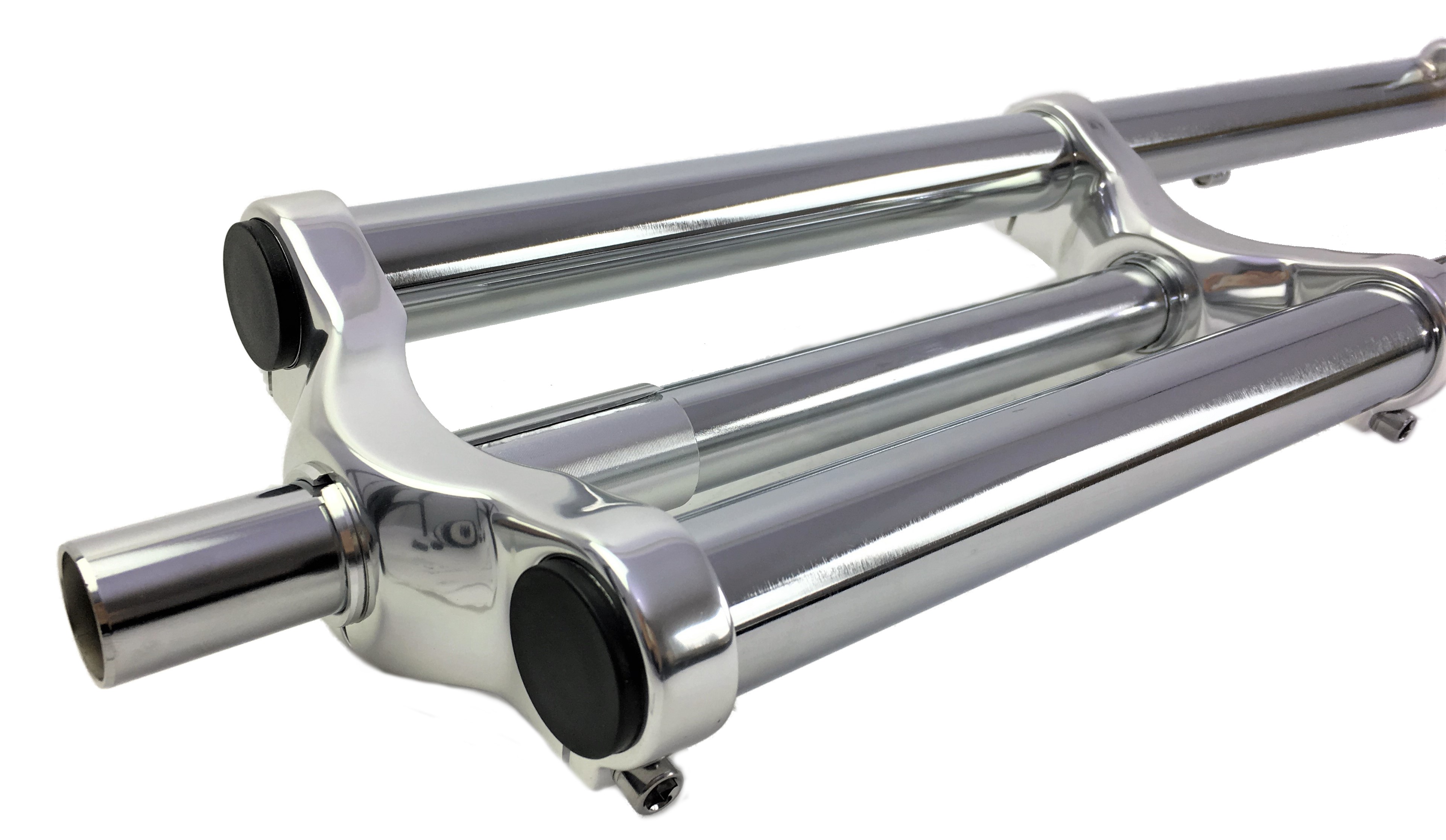 Doppelbrückengabel, 730 mm, verchromt für 26 Zoll-Reifen