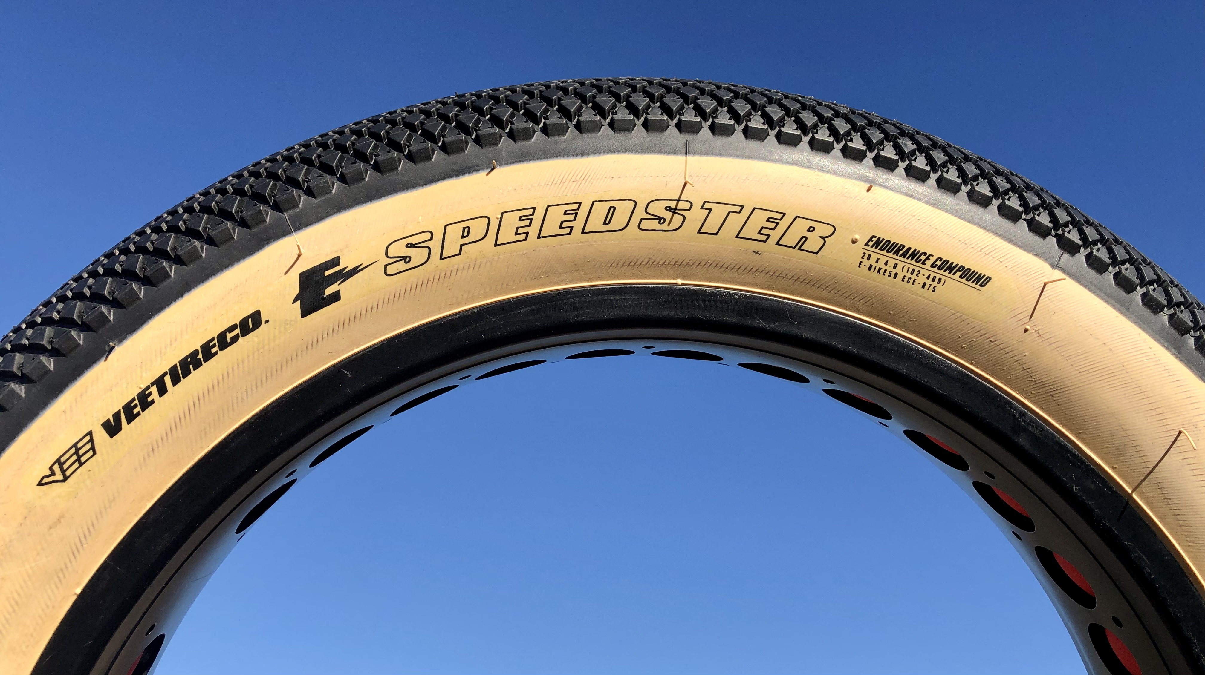 204 Vee Rubber E-Speedster Skinwall Reifen 20 x 4  Zoll