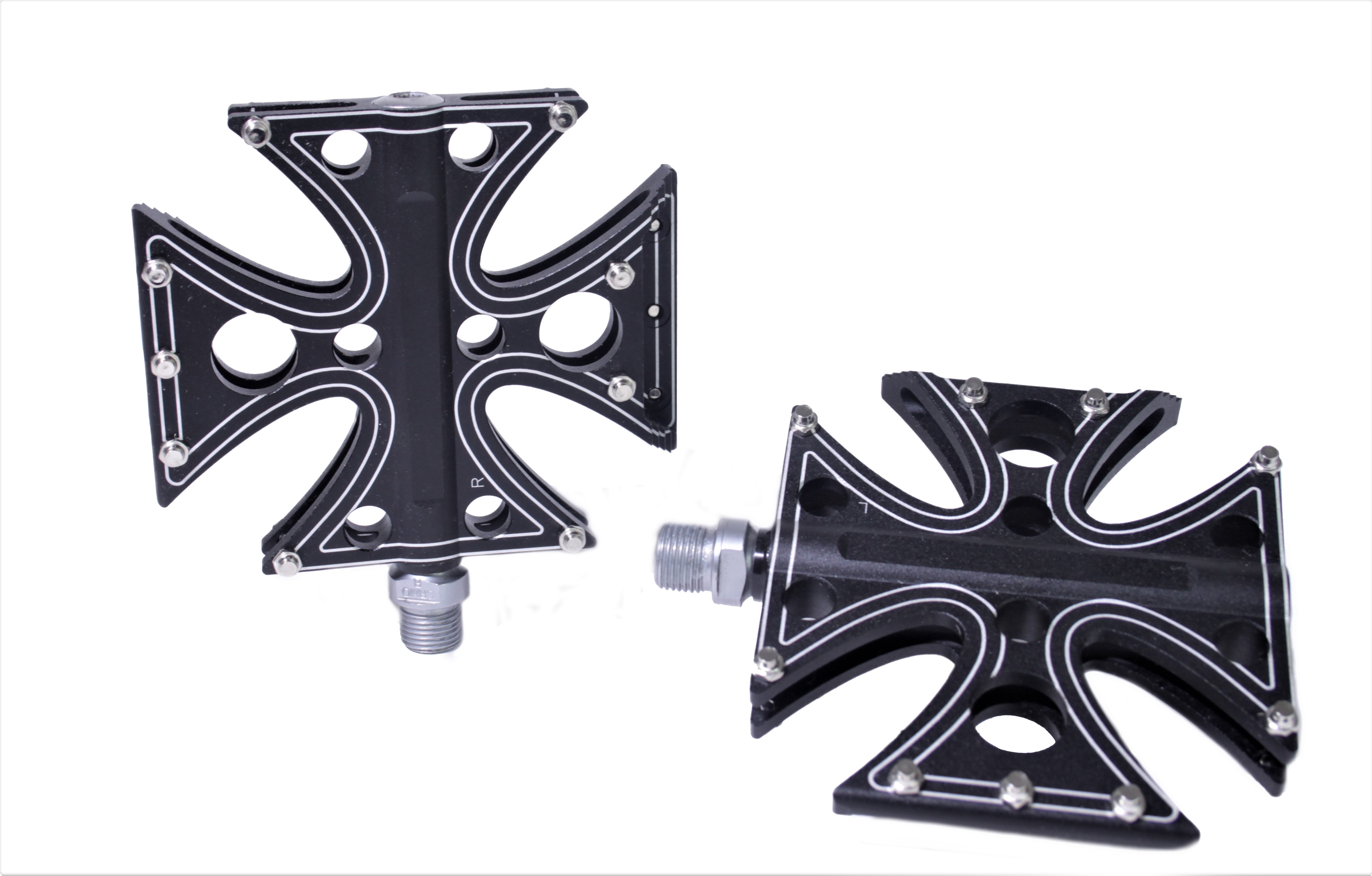 Iron Cross / Eisernes Kreuz Pedale 9/16 schwarz