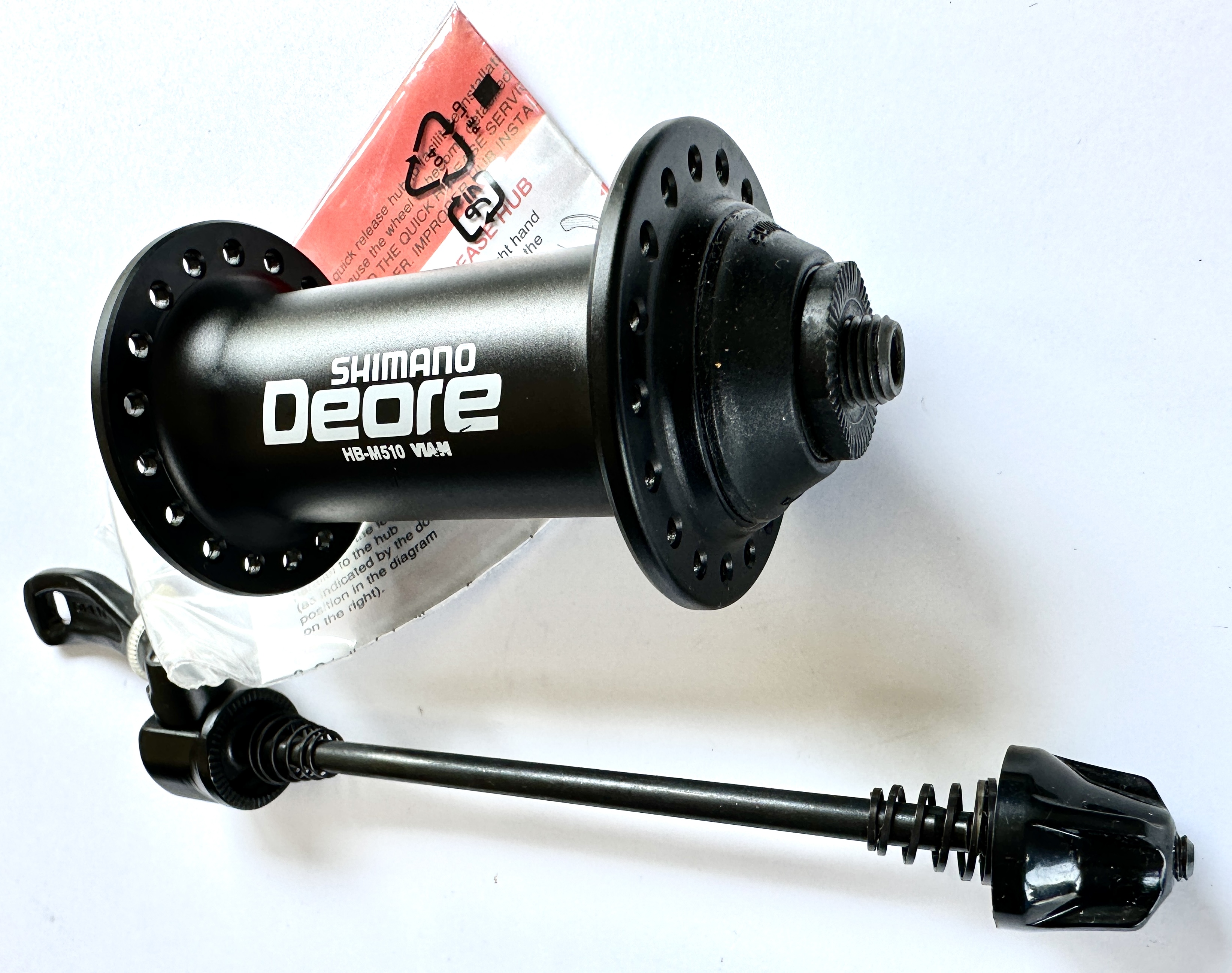 Shimano Deore HB-M510 Vorderradnabe 36-Loch, schwarz