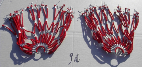 Kleidernetz Rockschutz Gummi, rot, 26-28